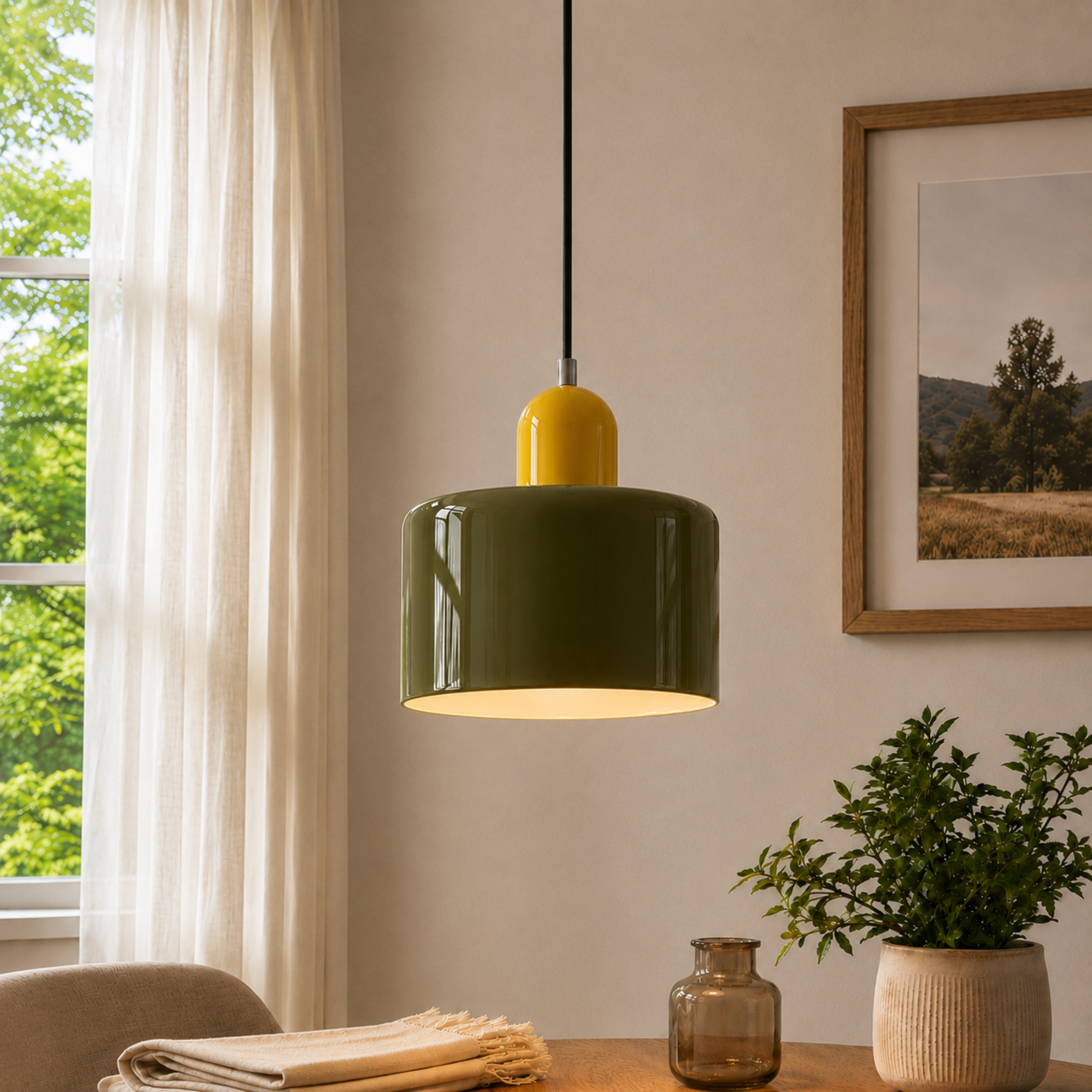 Halo Glass Pendant Light