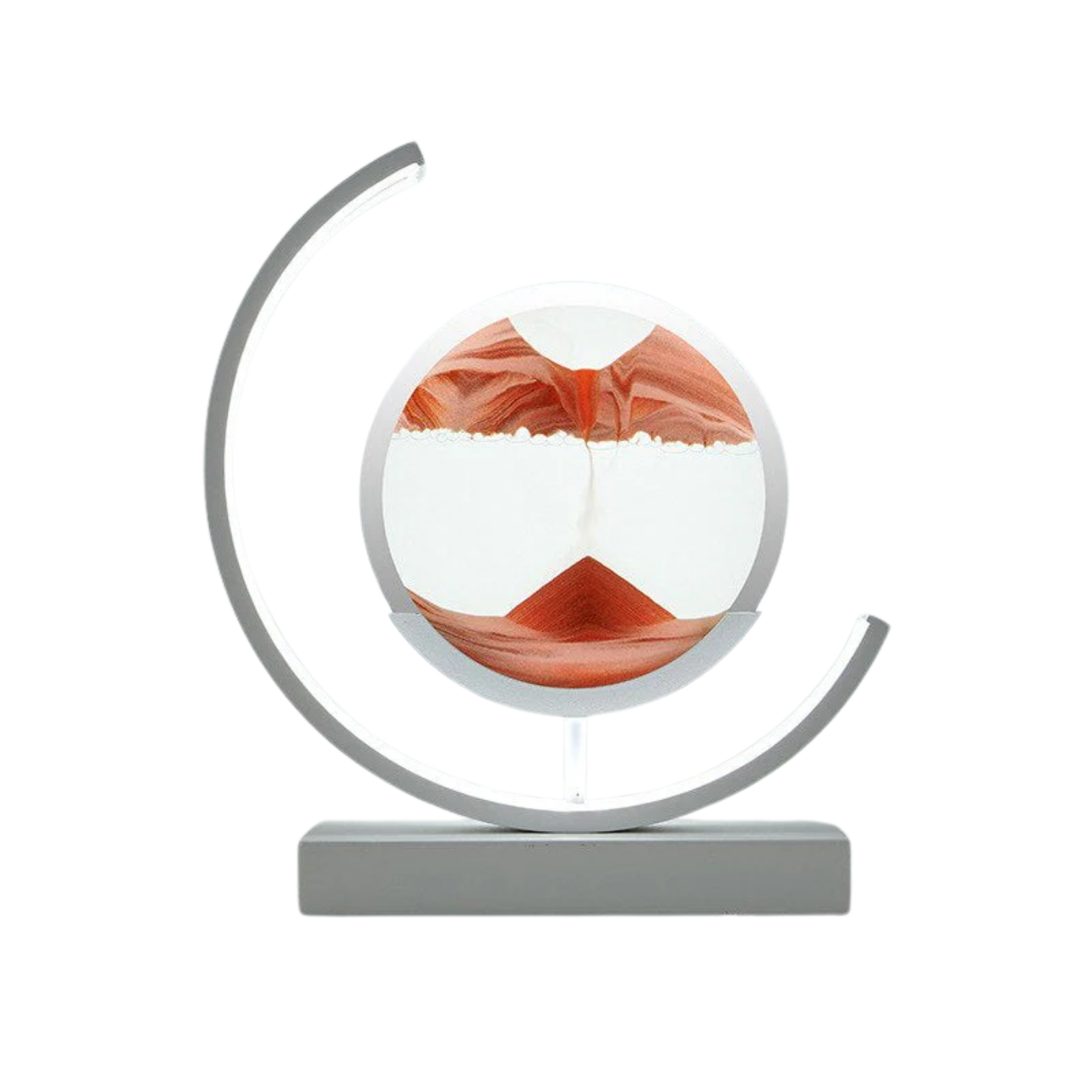 Nowoczesna lampa LED z ruchomym obrazem piaskowym