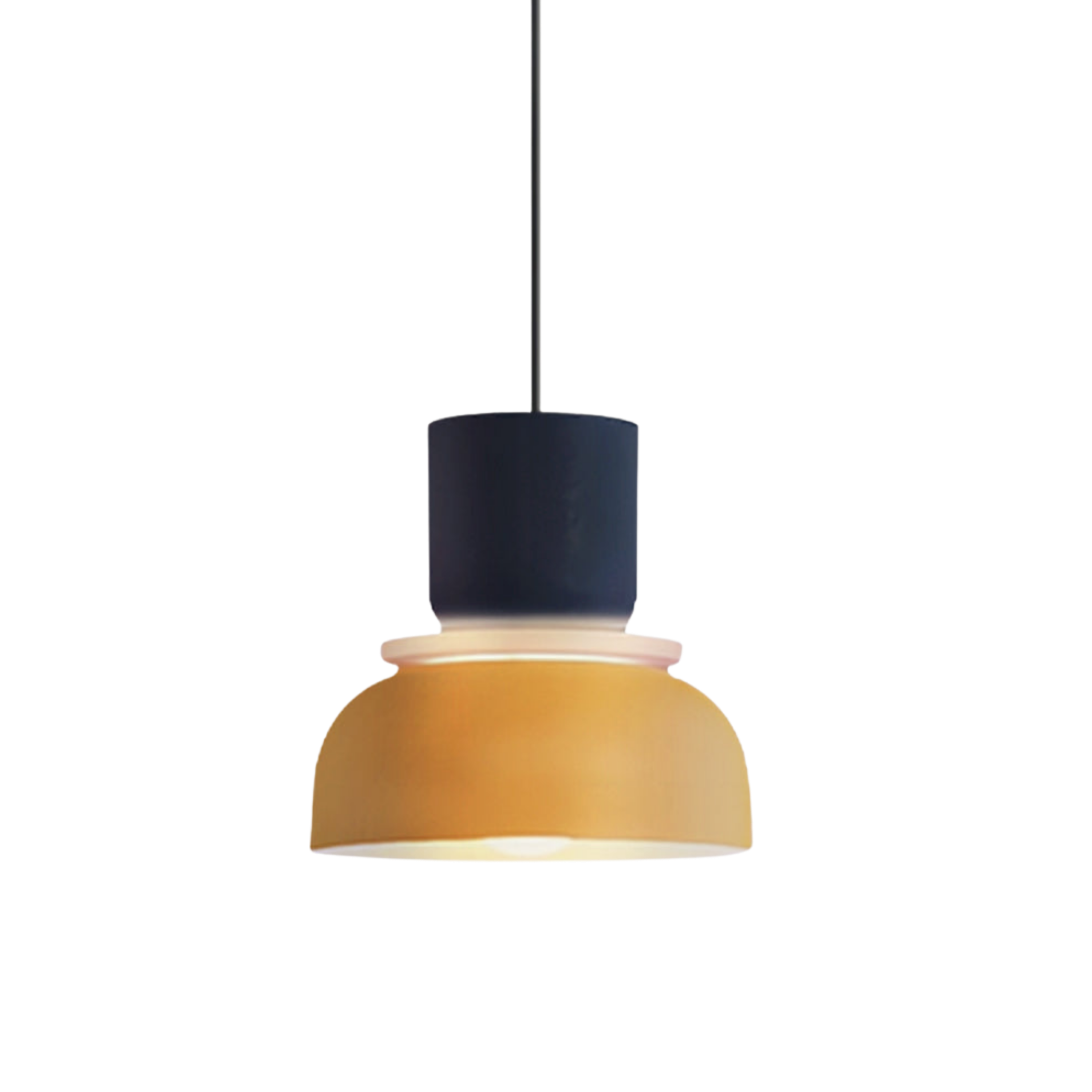 Kolorowa misowata lampa wisząca