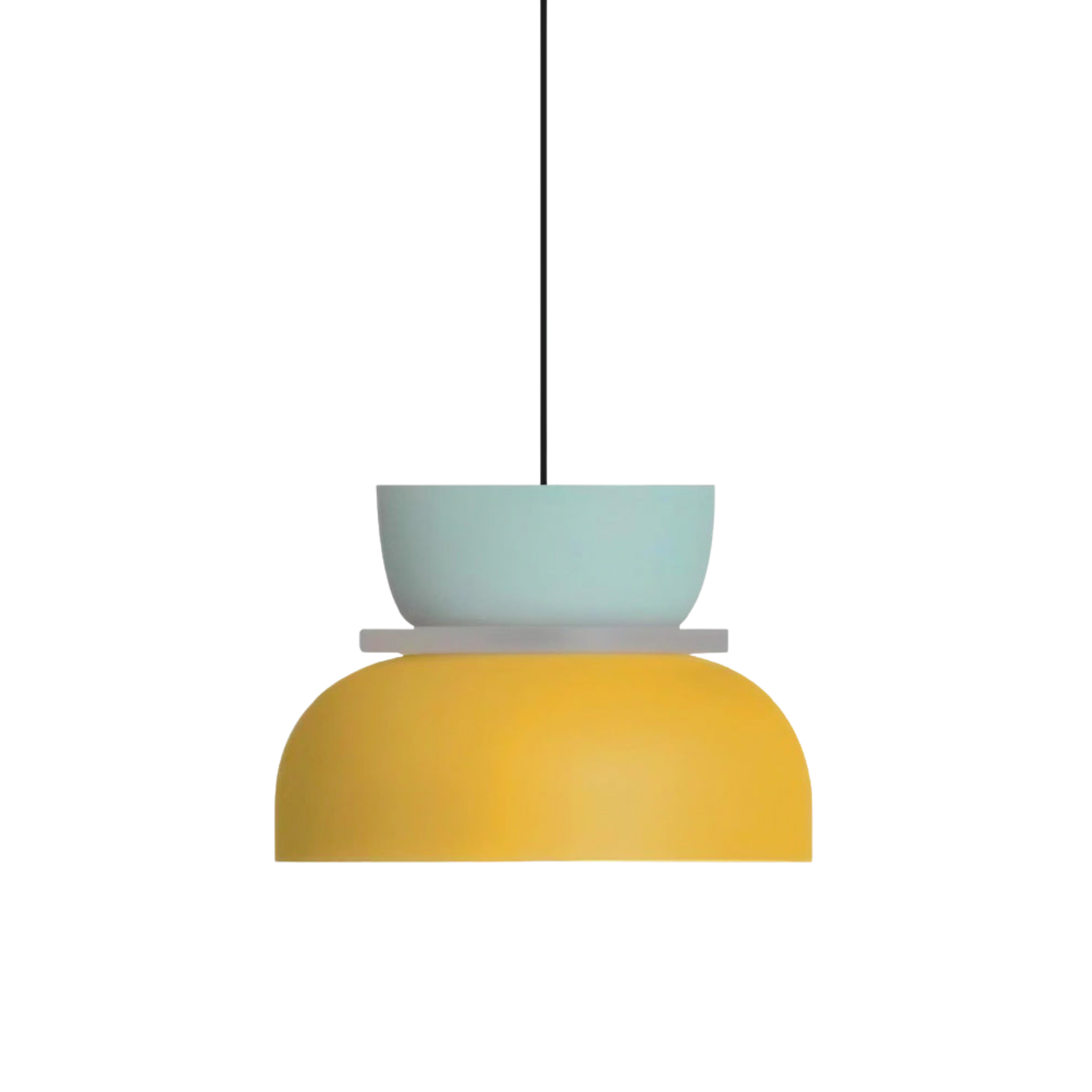 Kolorowa misowata lampa wisząca
