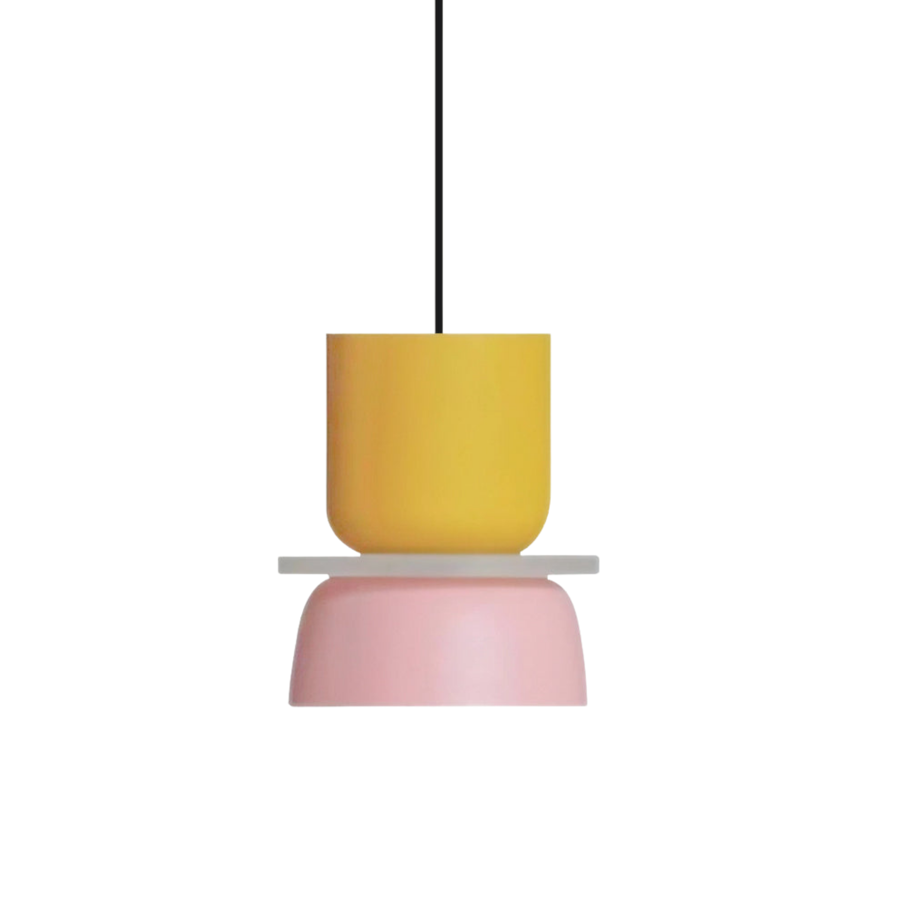 Kolorowa misowata lampa wisząca