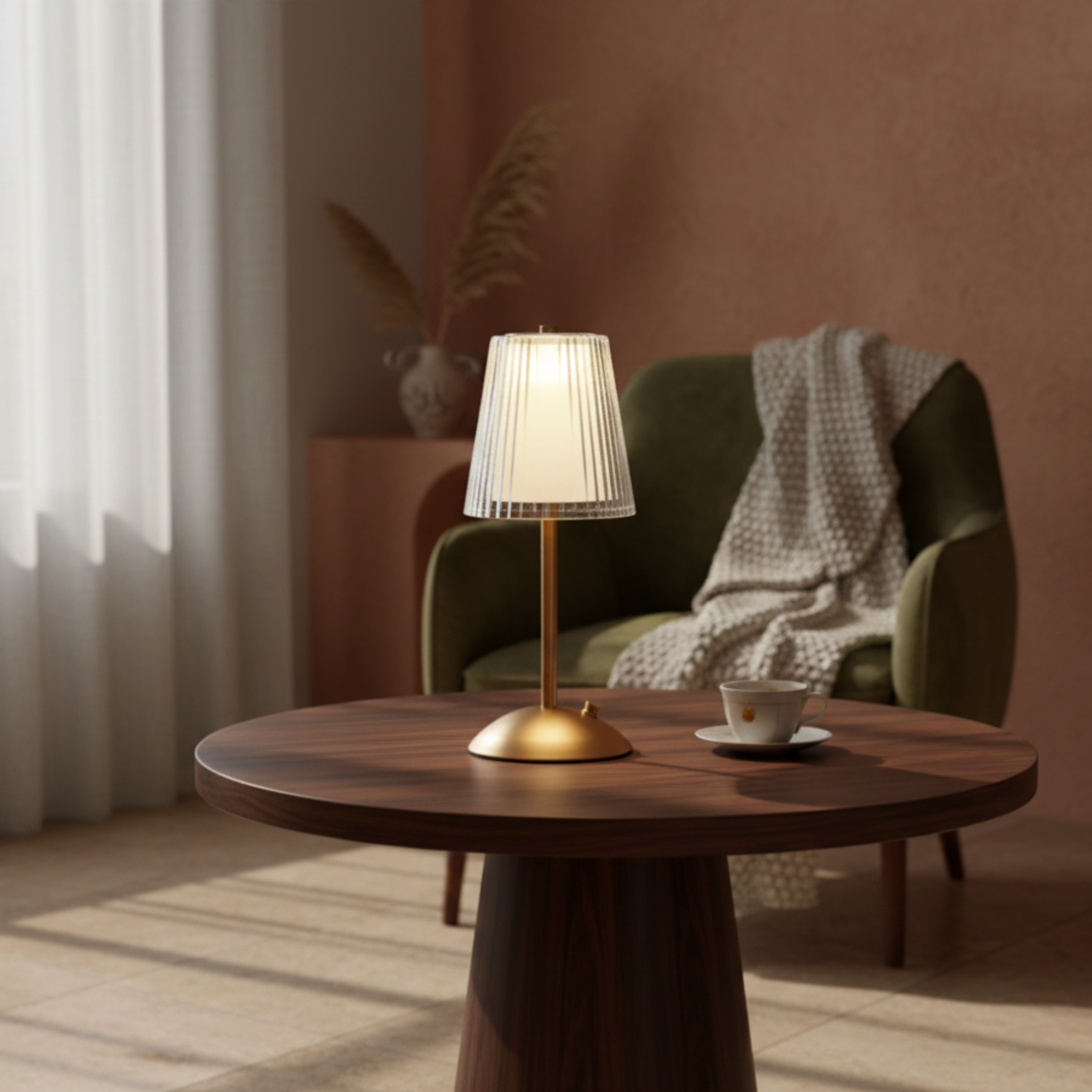 Bezprzewodowa lampa stołowa LED z funkcją dotykową