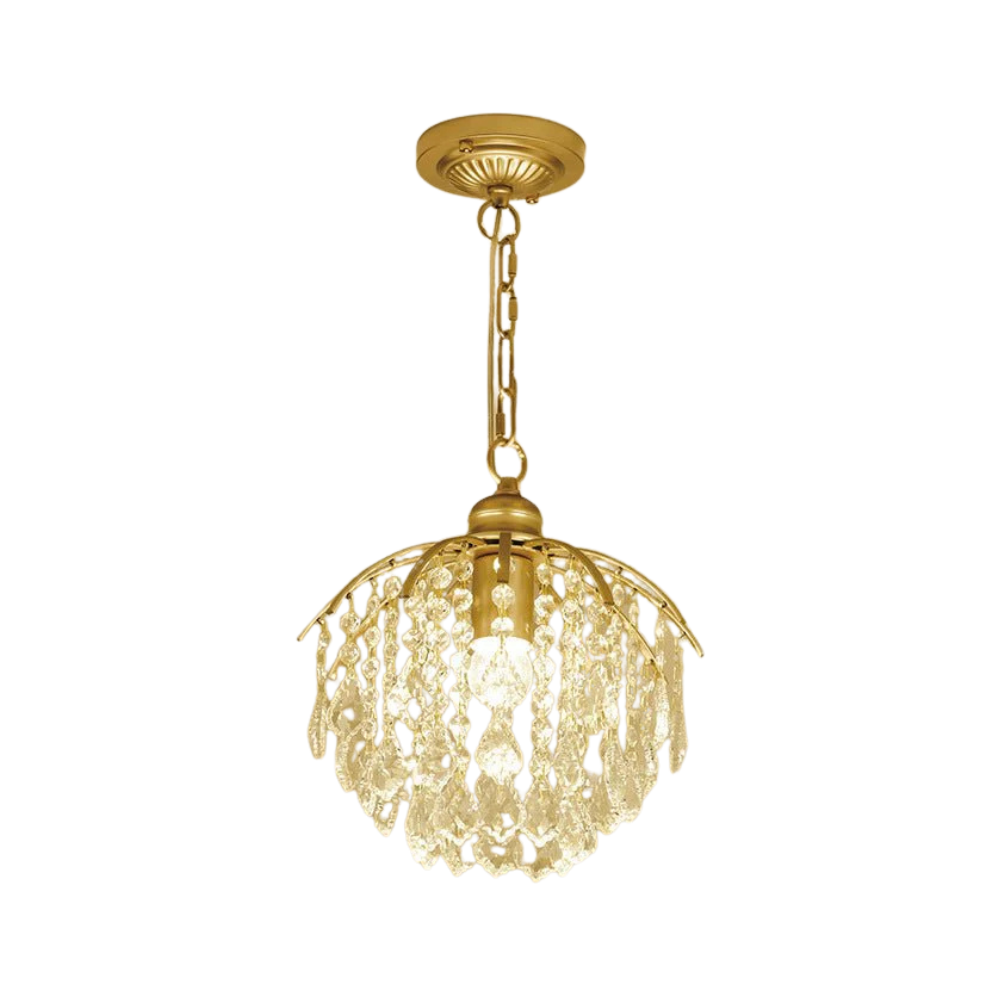 Lampa wisząca z kryształu