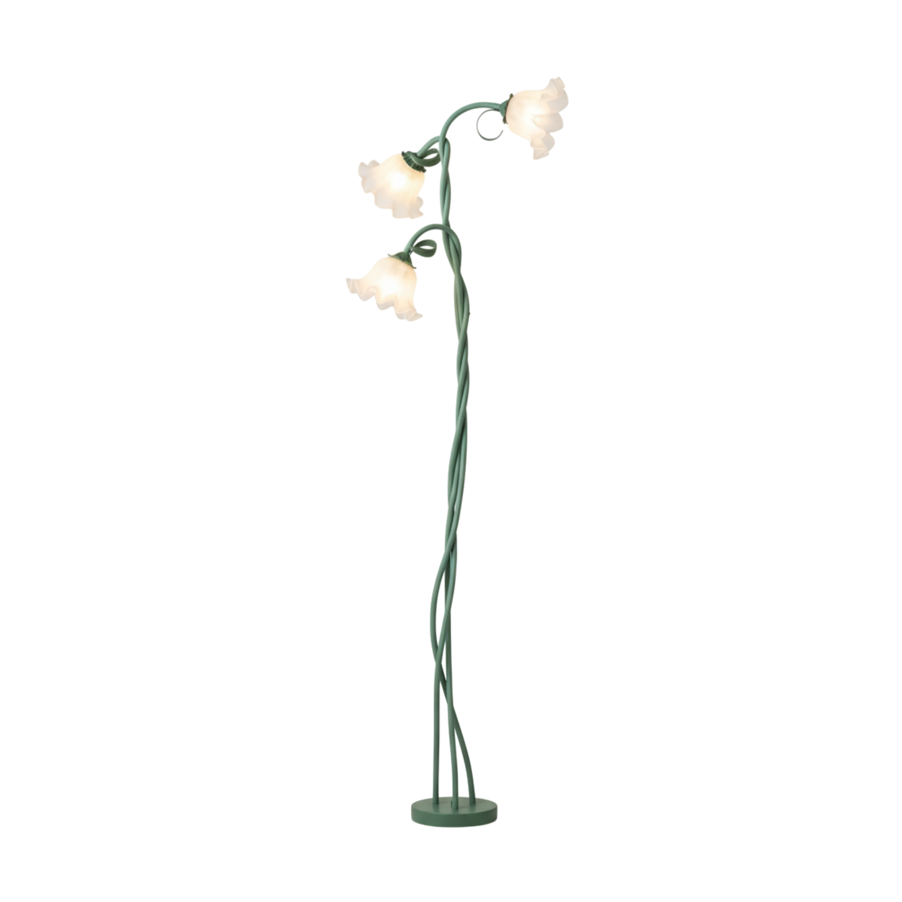 Kwietna lampa podłogowa LED