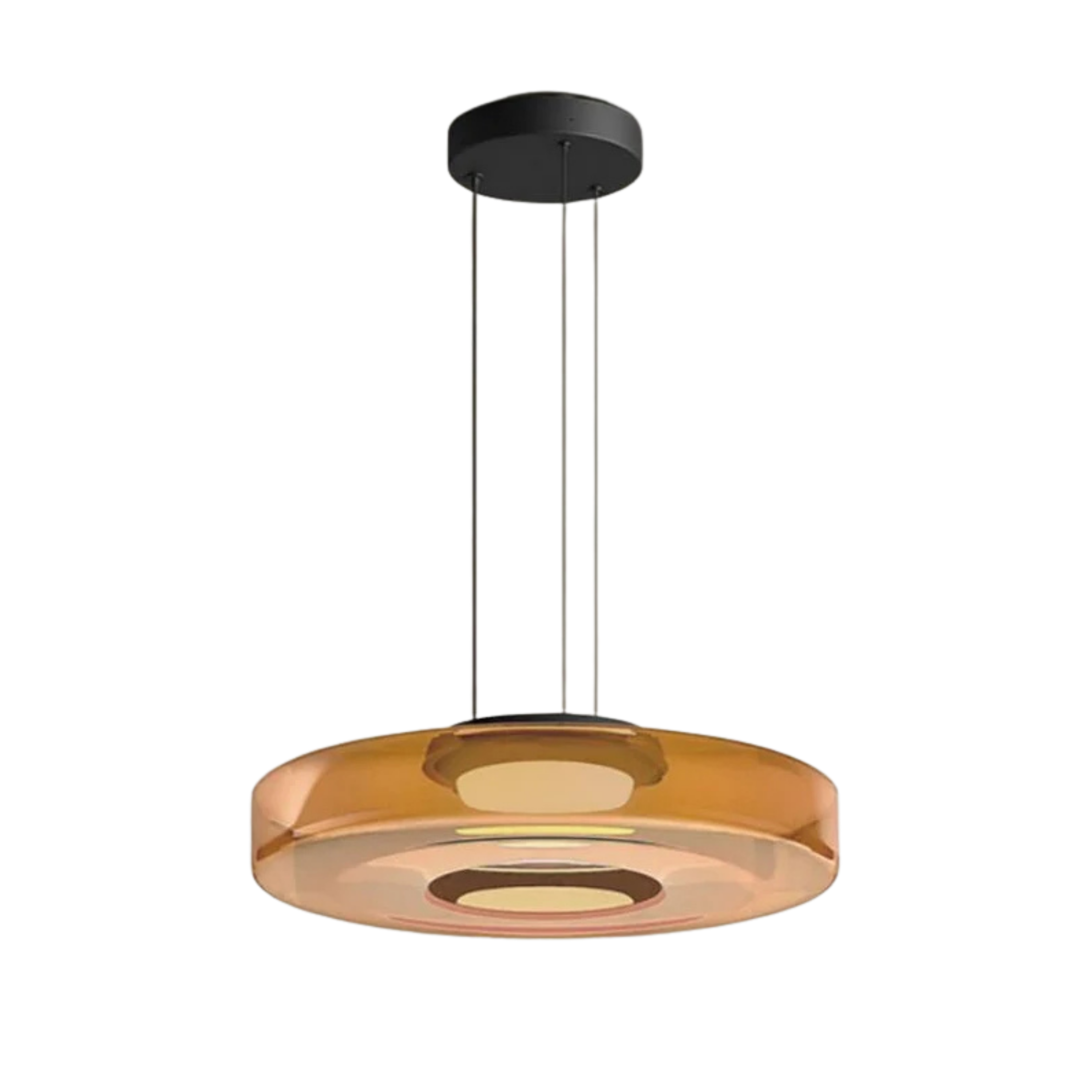 Szklana lampa wisząca Bauhaus