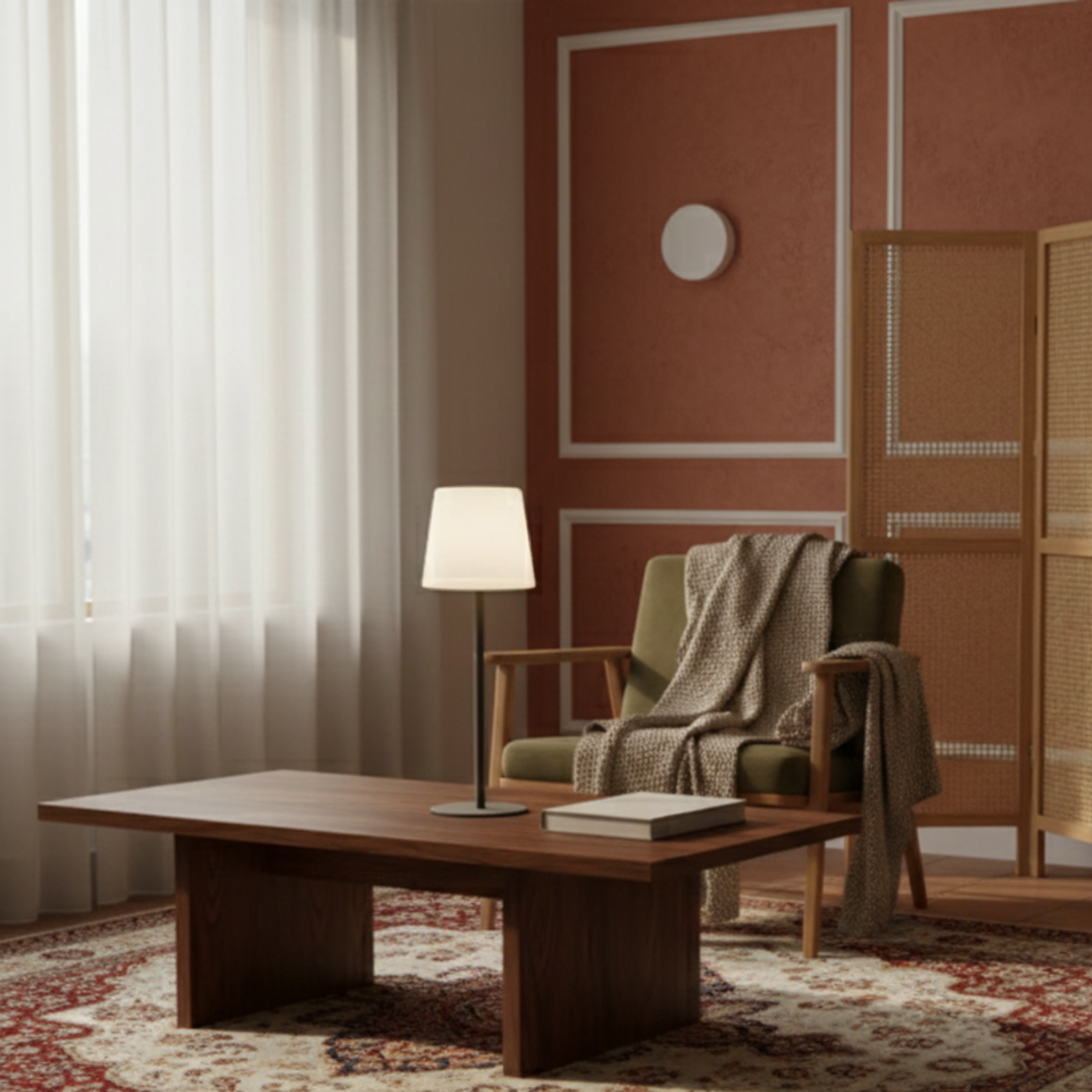 Elegancka Bezprzewodowa LED Lampa Stołowa