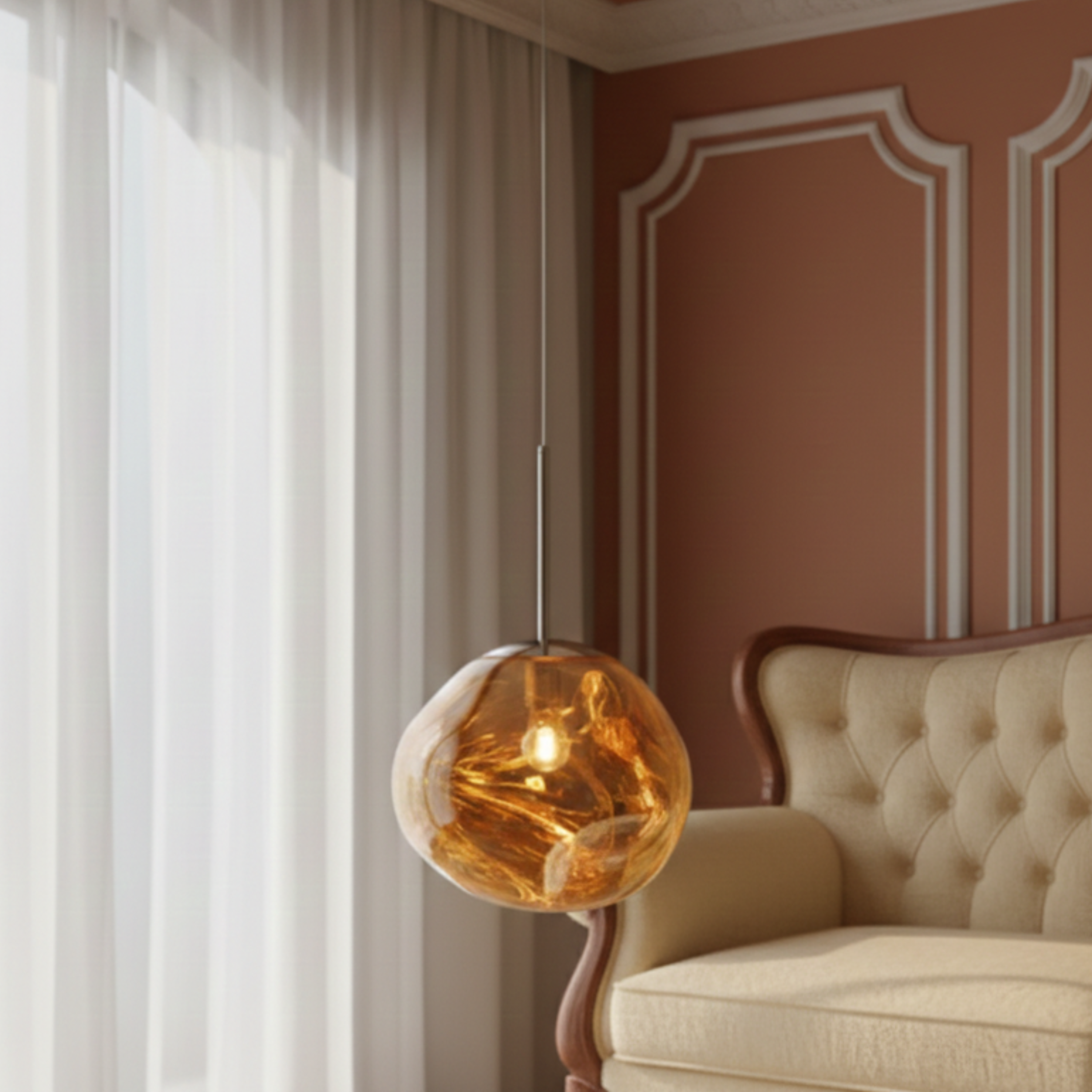 Artystyczna Nowoczesna Lampa Wisząca