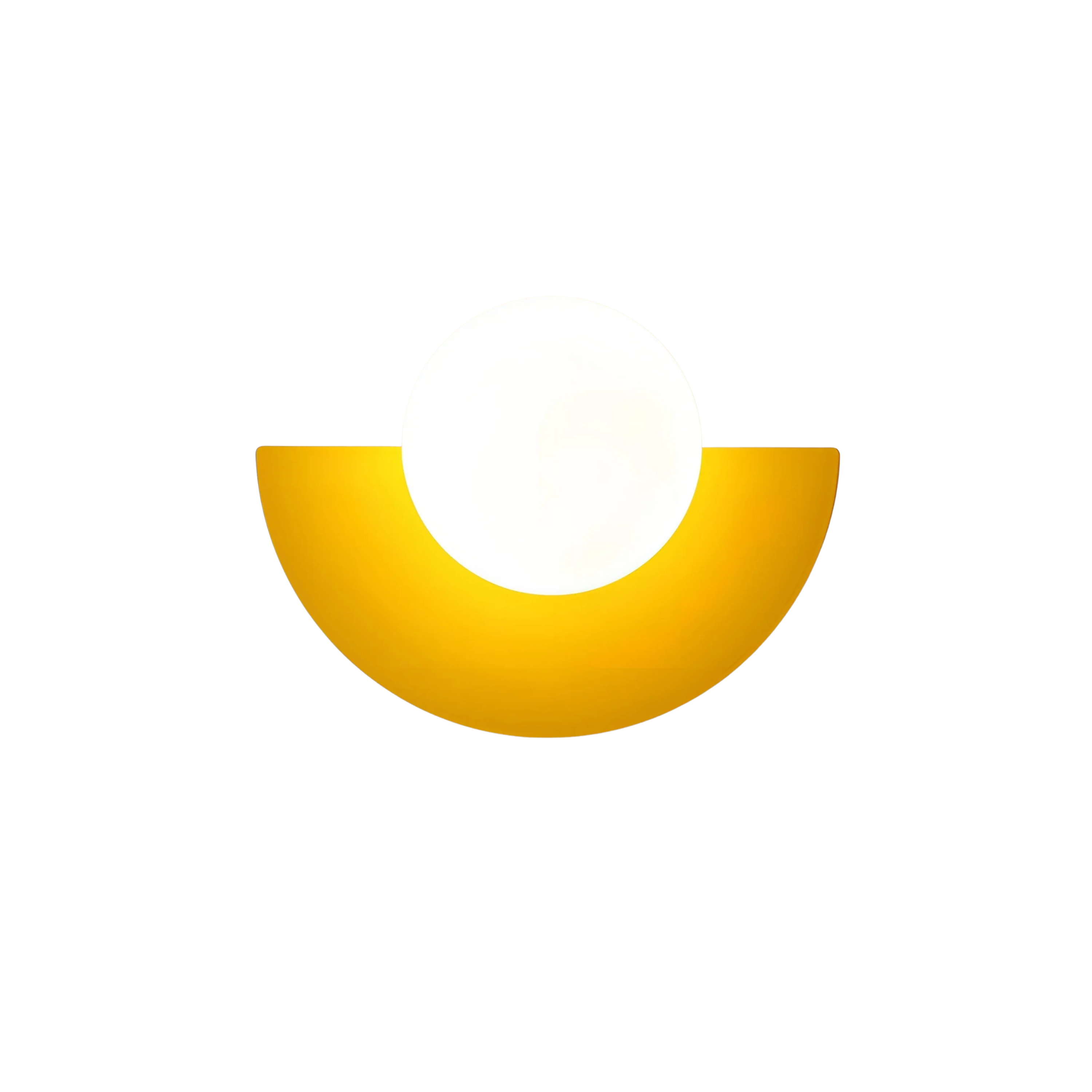 Nordycka półokrągła minimalistyczna lampa ścienna LED