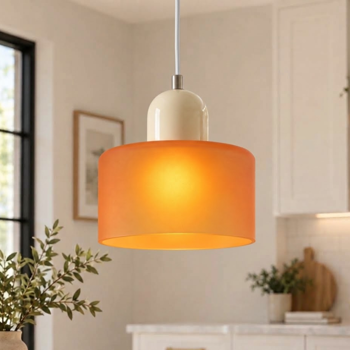 Halo Glass Pendant Light