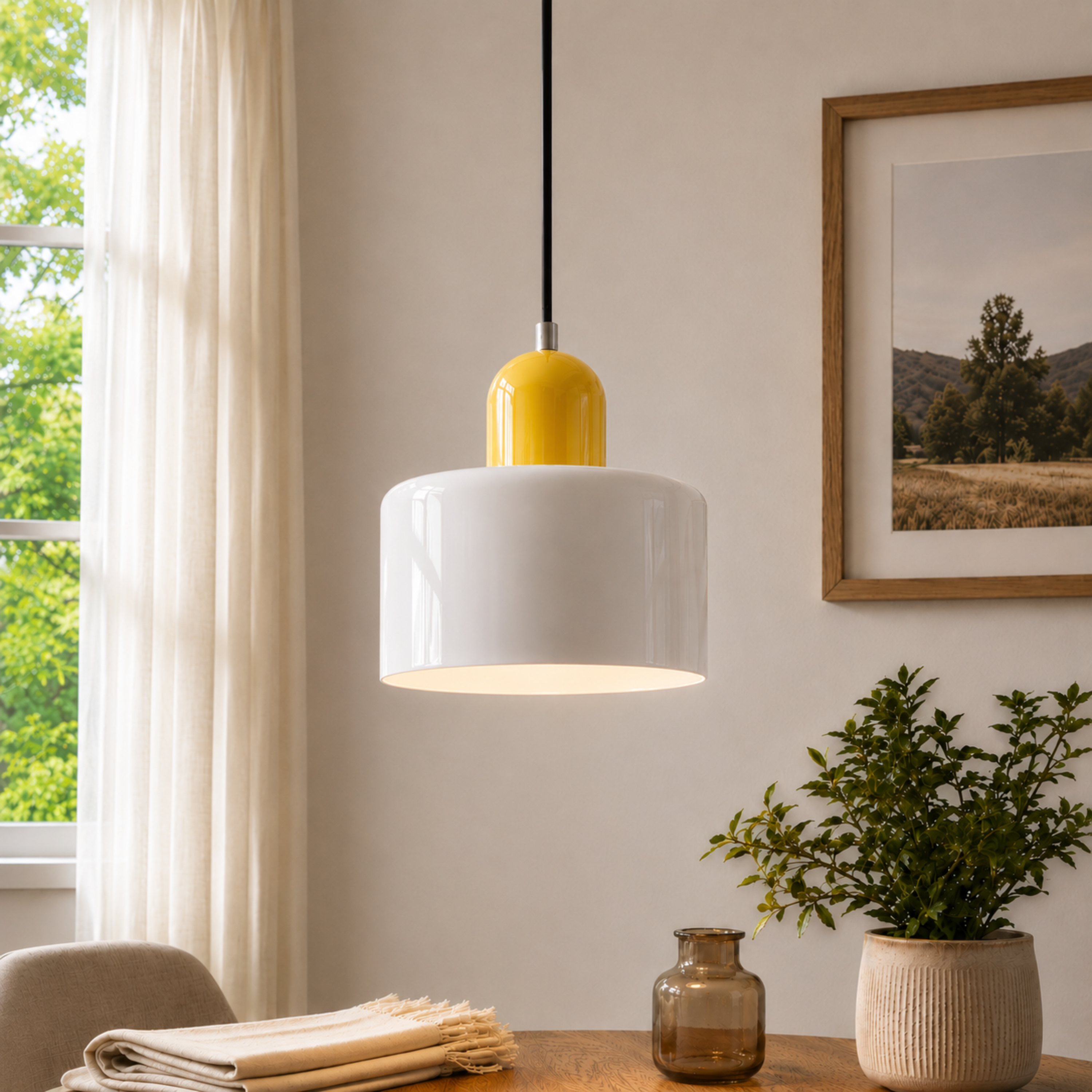Halo Glass Pendant Light