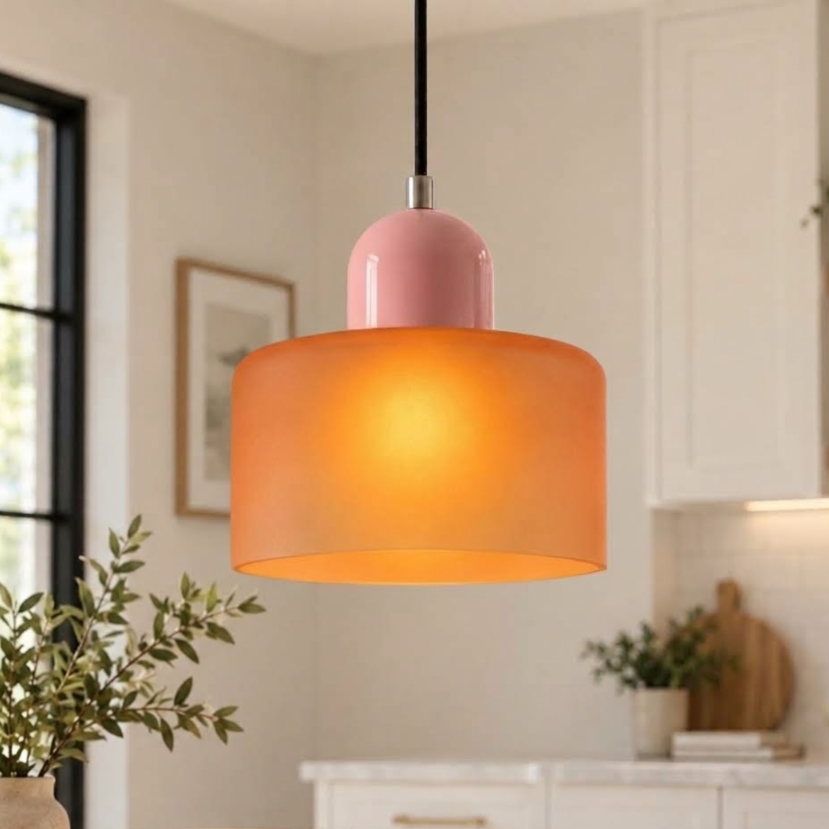 Halo Glass Pendant Light