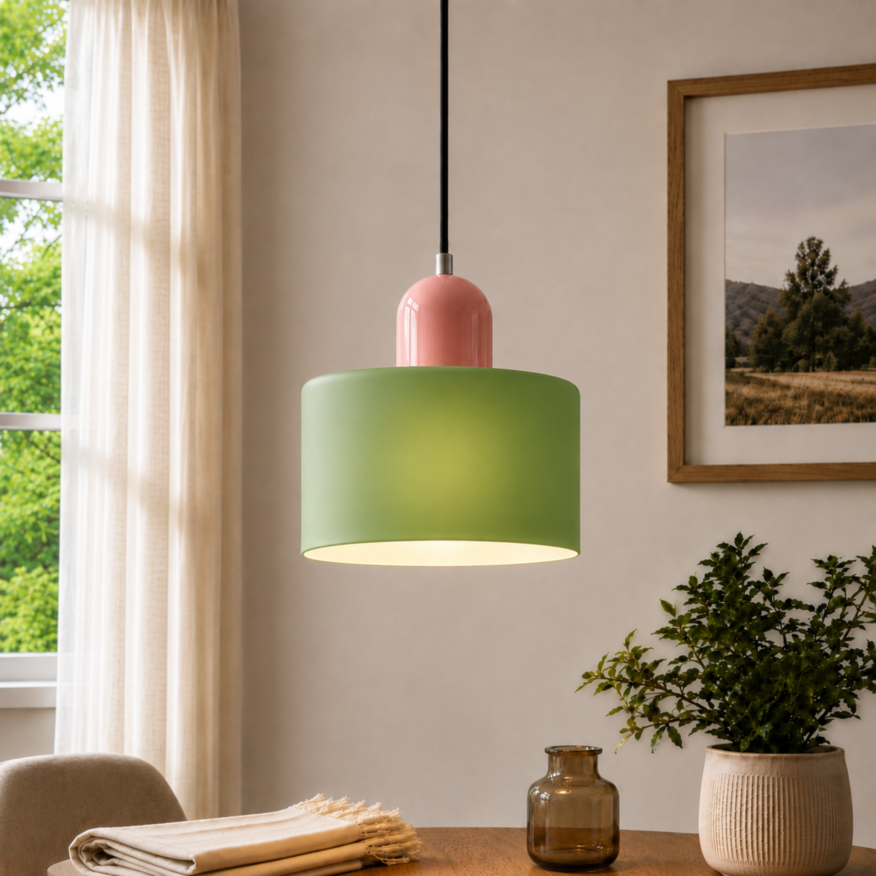 Halo Glass Pendant Light