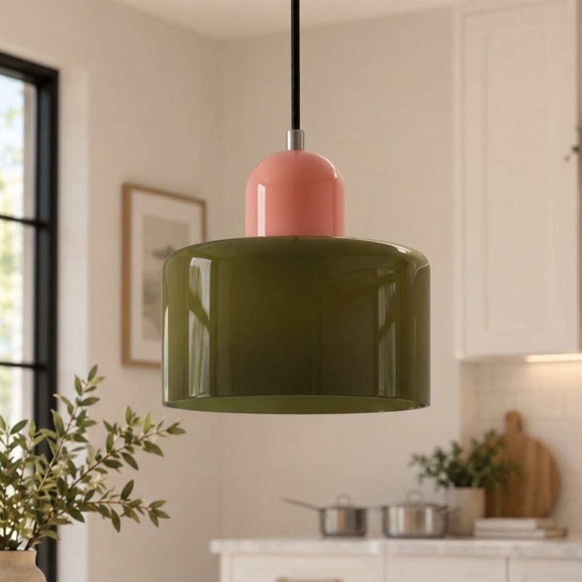 Halo Glass Pendant Light