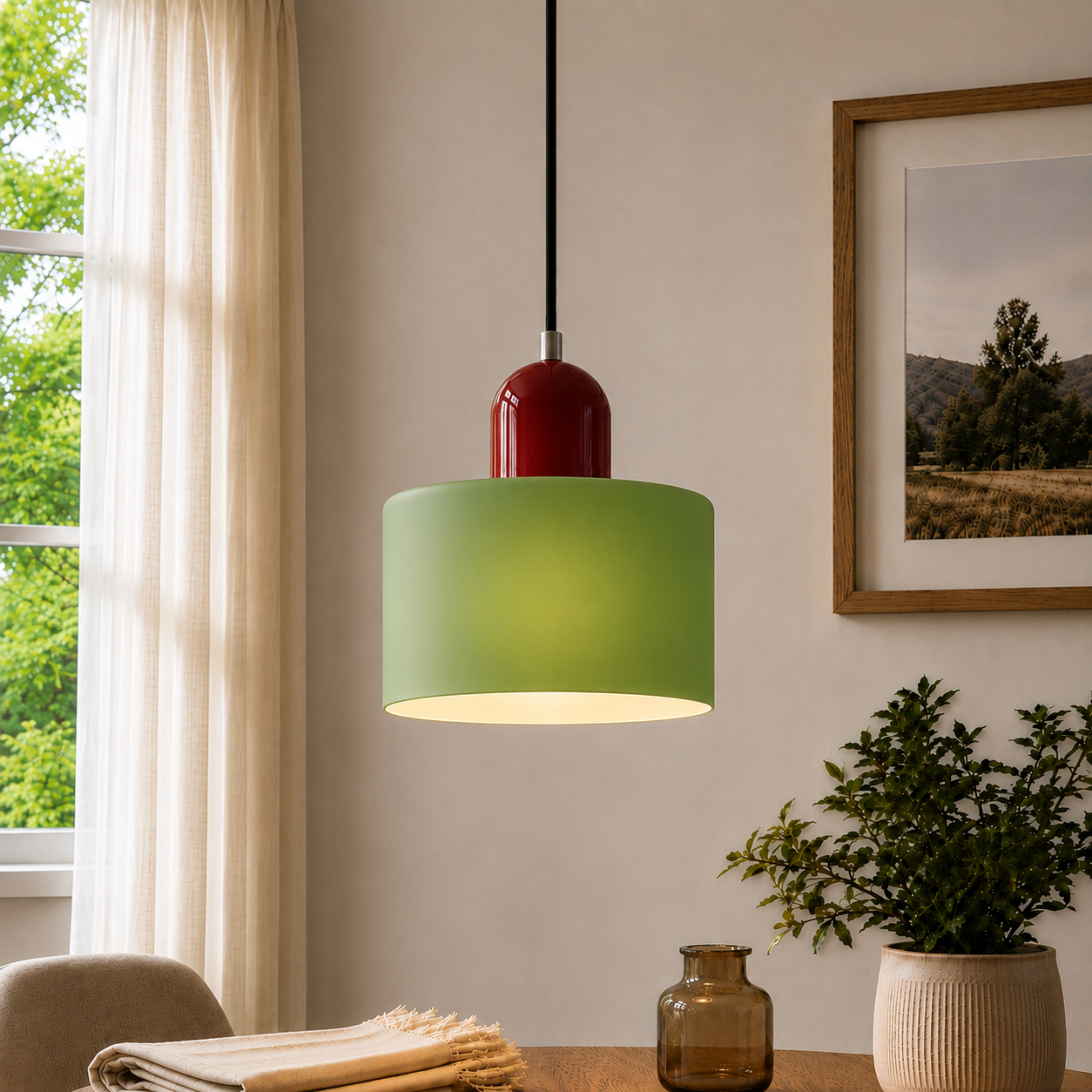 Halo Glass Pendant Light