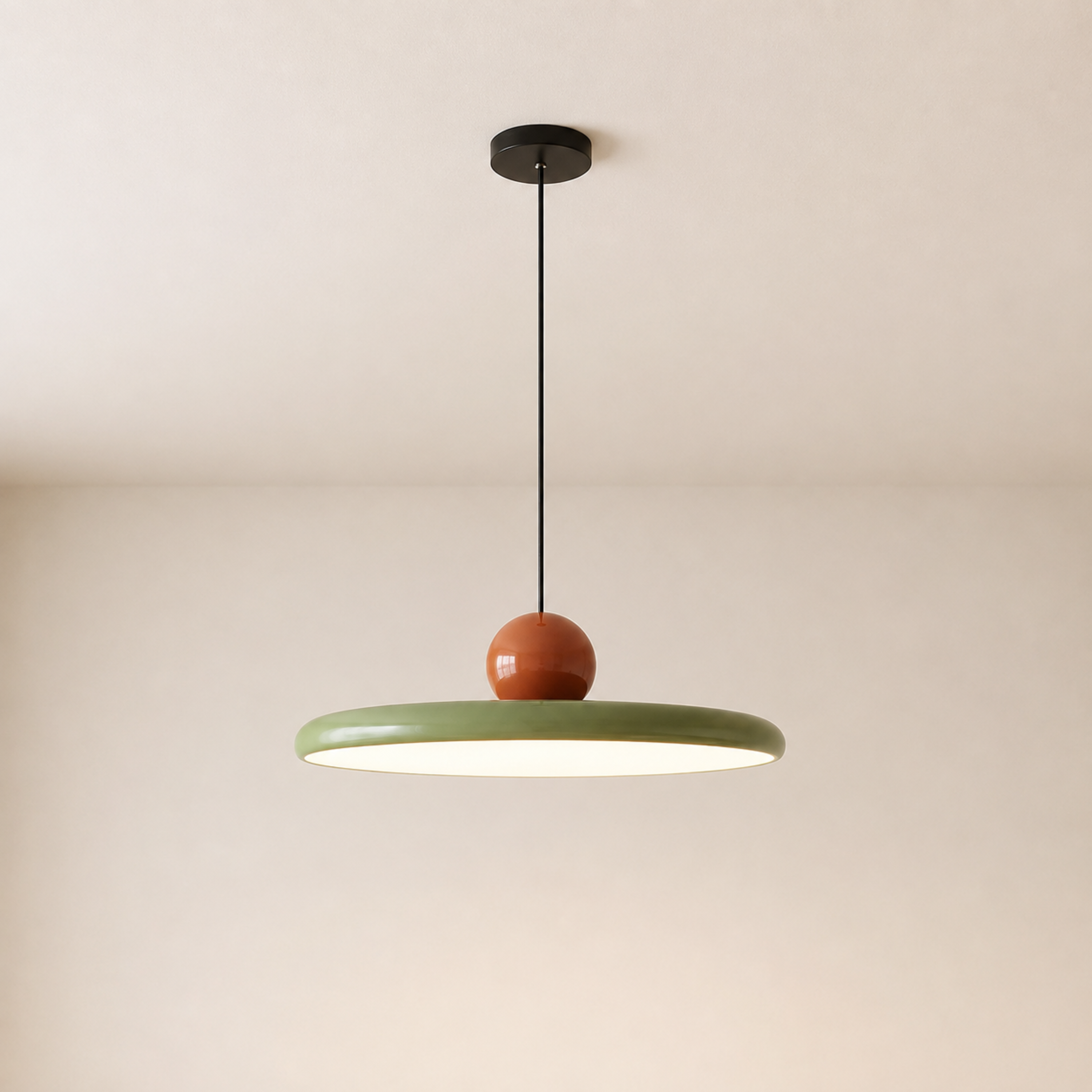 Bauhaus Glass Pendant Light