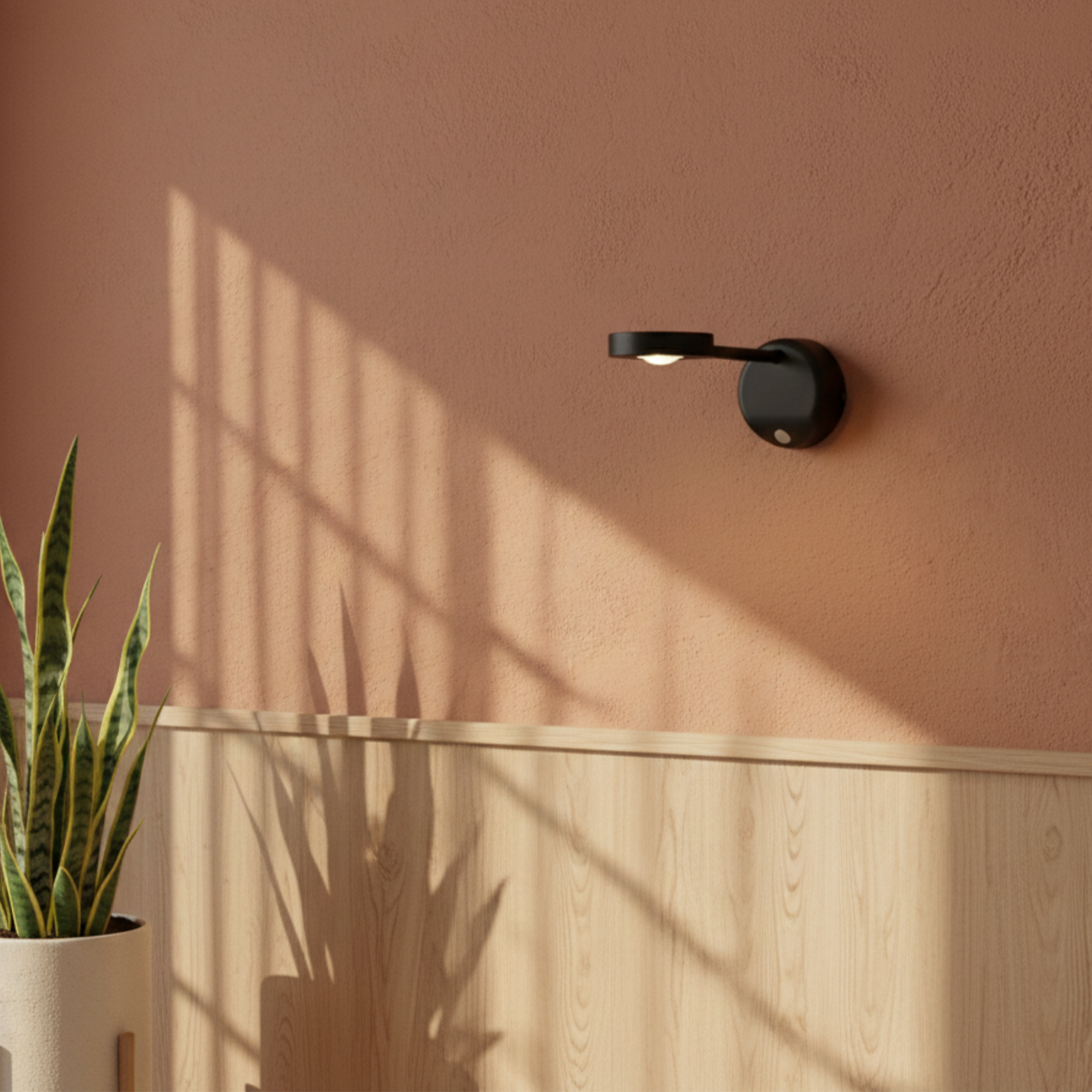 Bezprzewodowy reflektor ścienny LED z czujnikiem ruchu