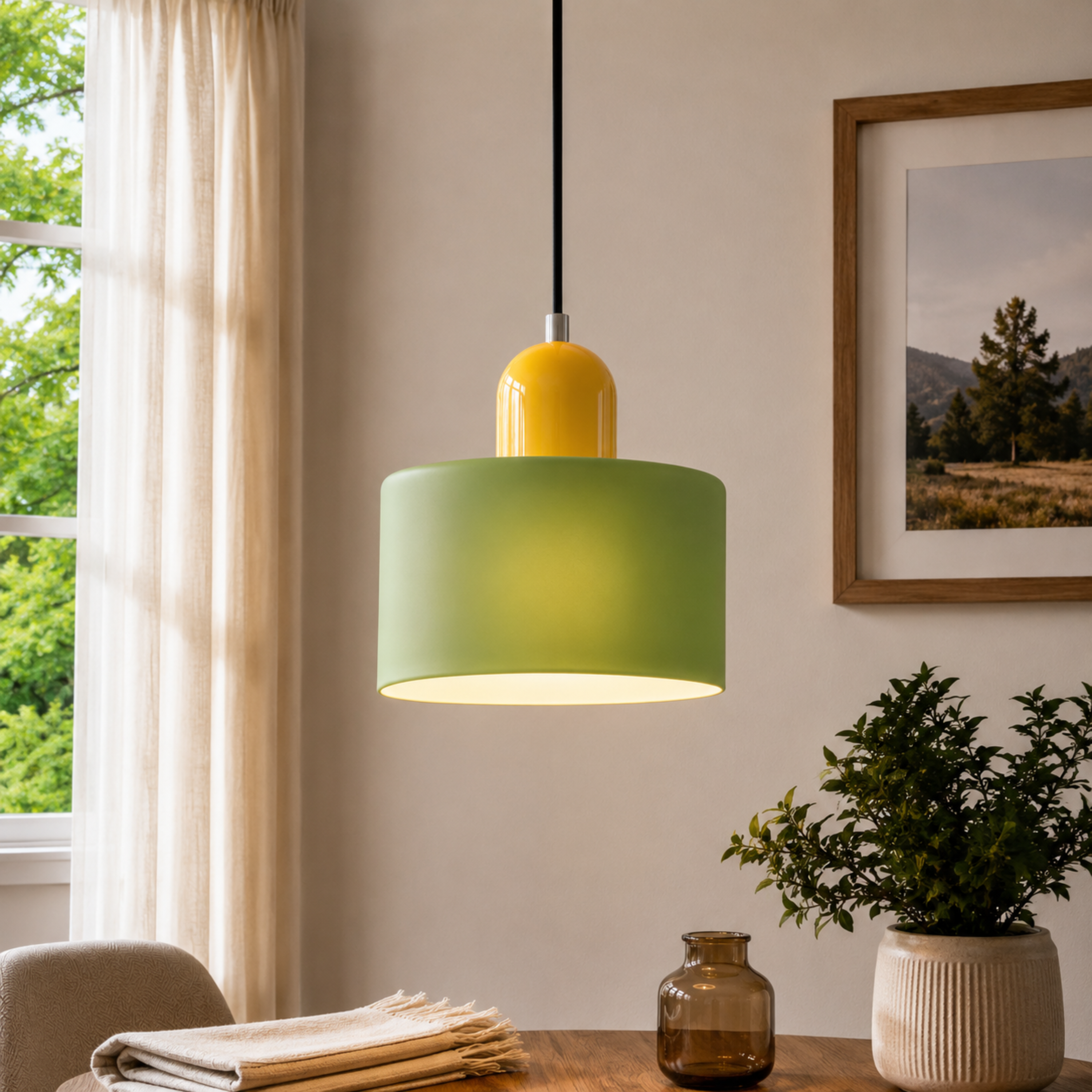 Halo Glass Pendant Light