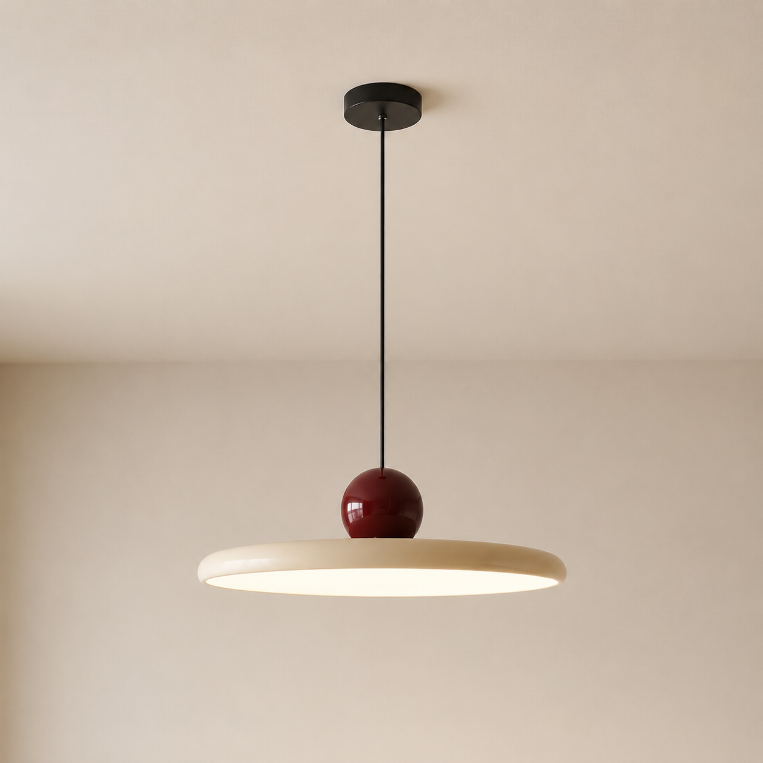 Bauhaus Glass Pendant Light