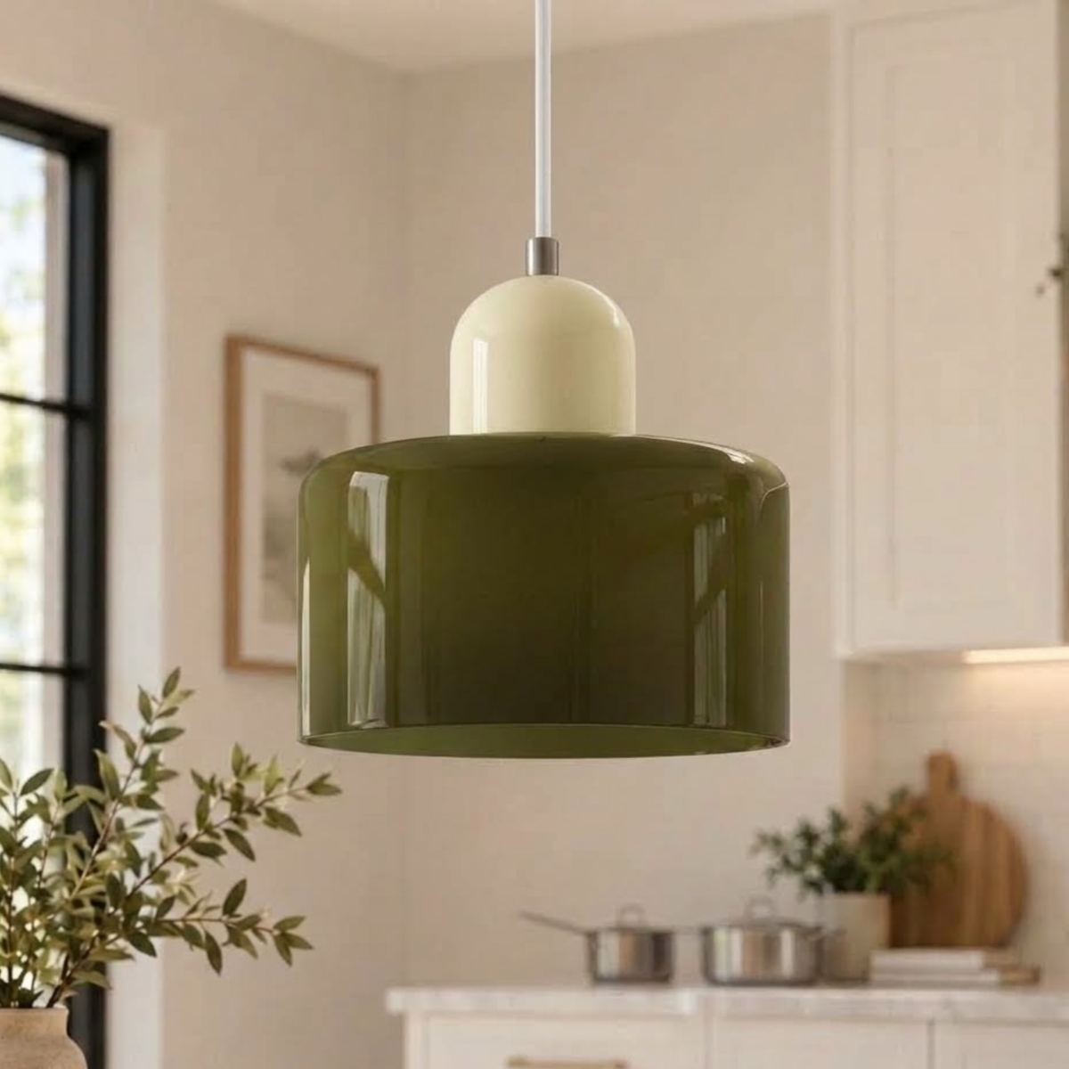 Halo Glass Pendant Light