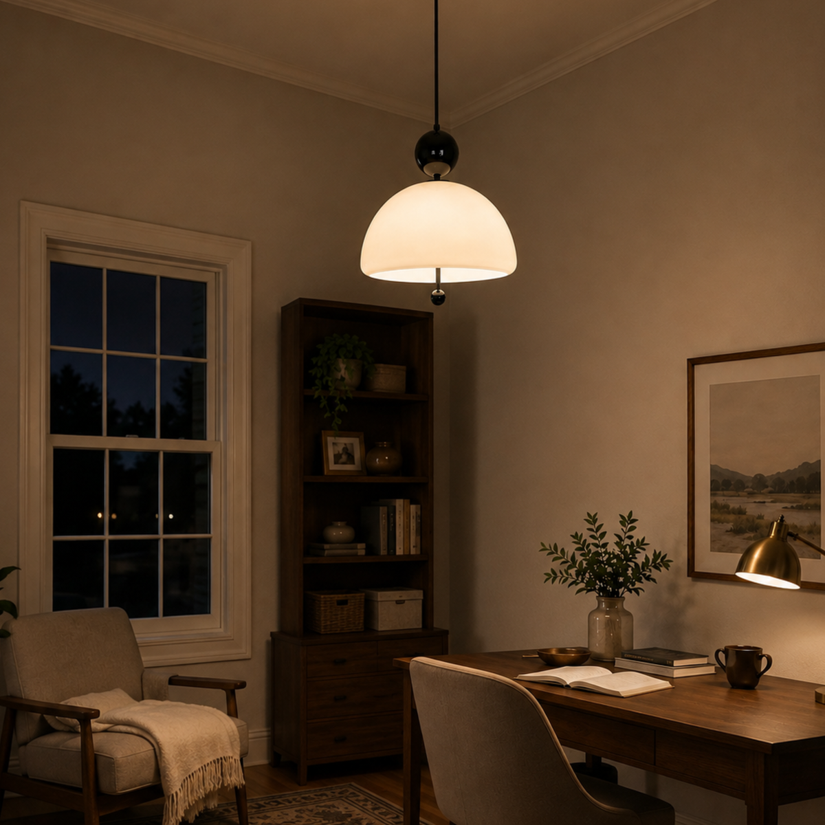 Avant-Garde Bauhaus Glass Pendant Light