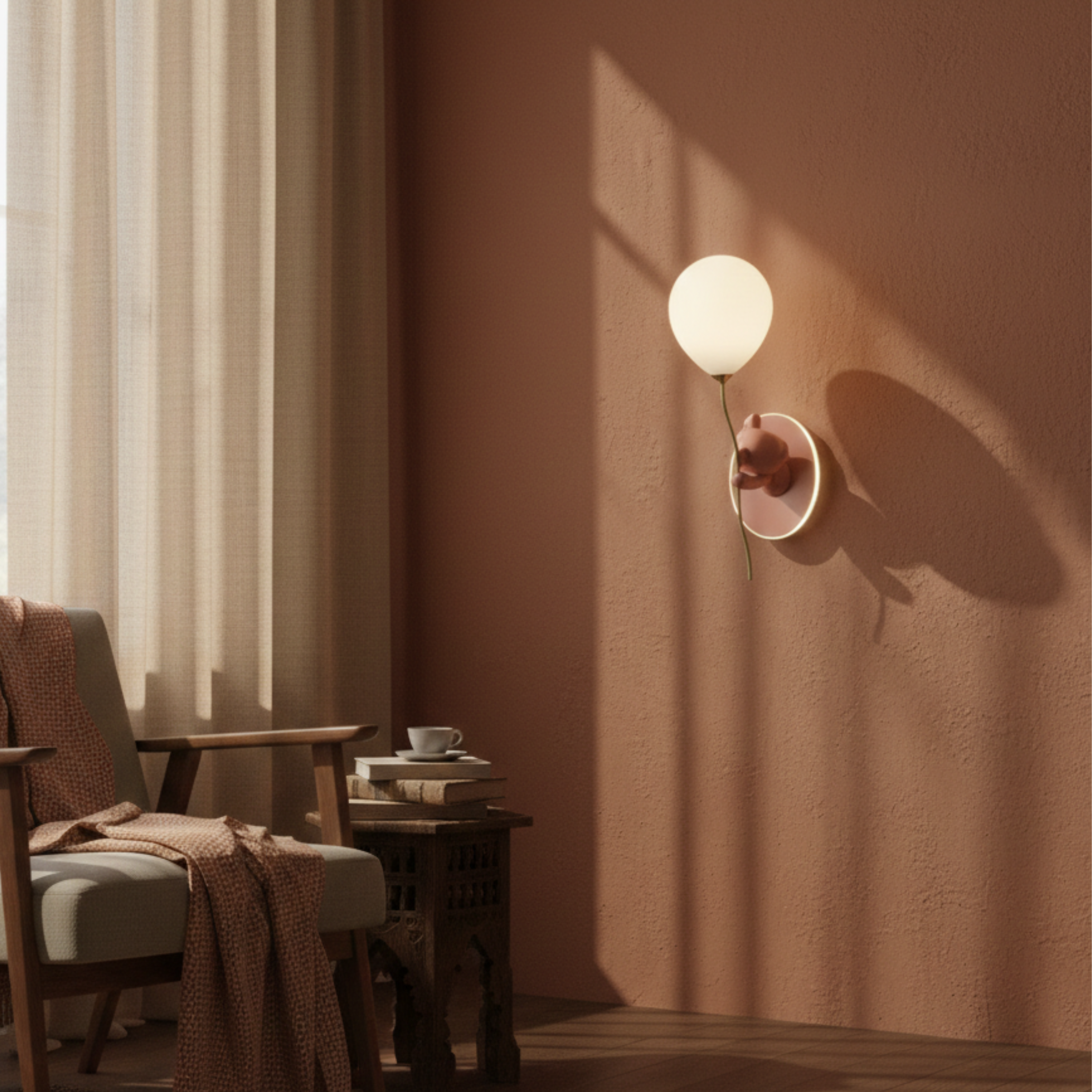 Kreatywna lampa ścienna Macaron