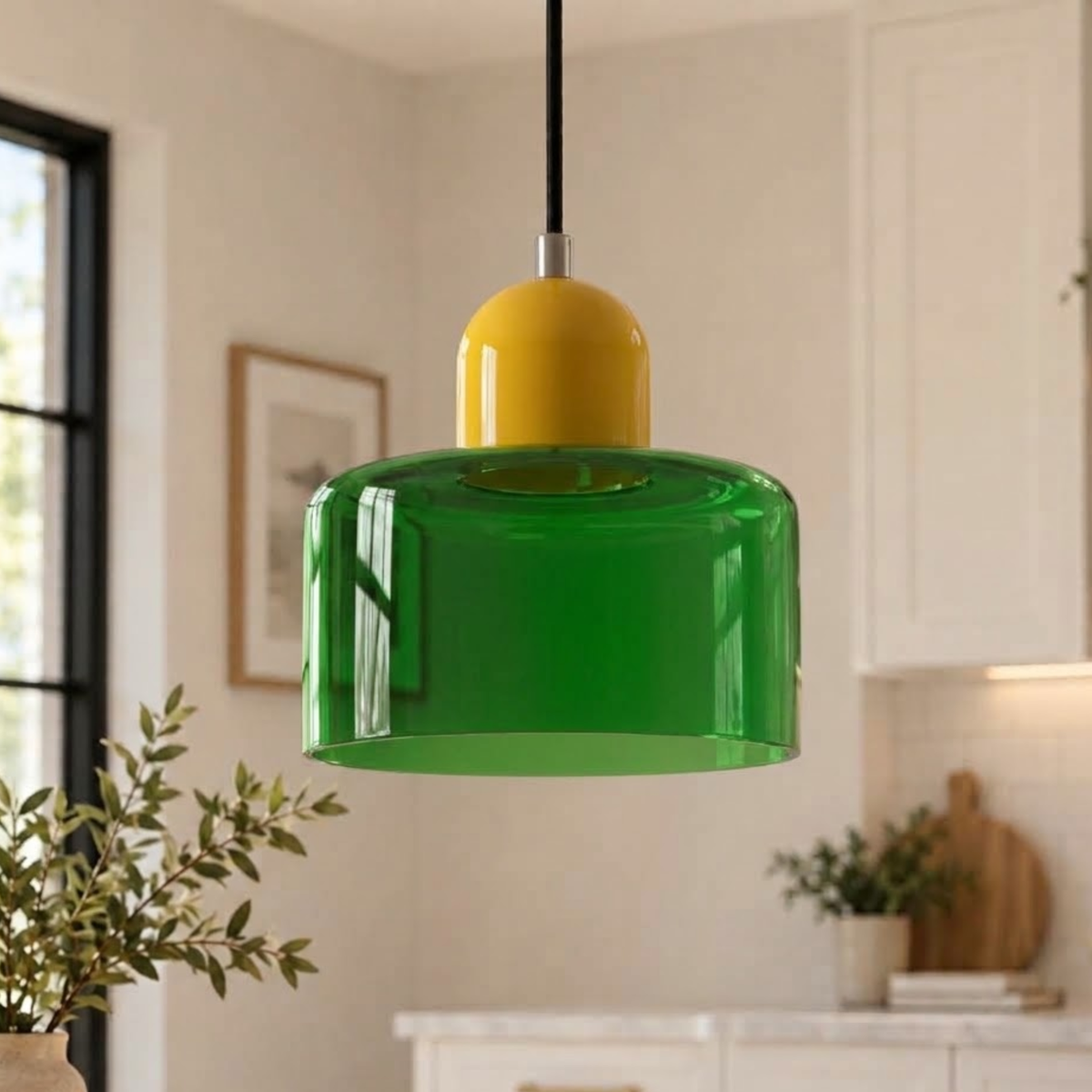Halo Glass Pendant Light