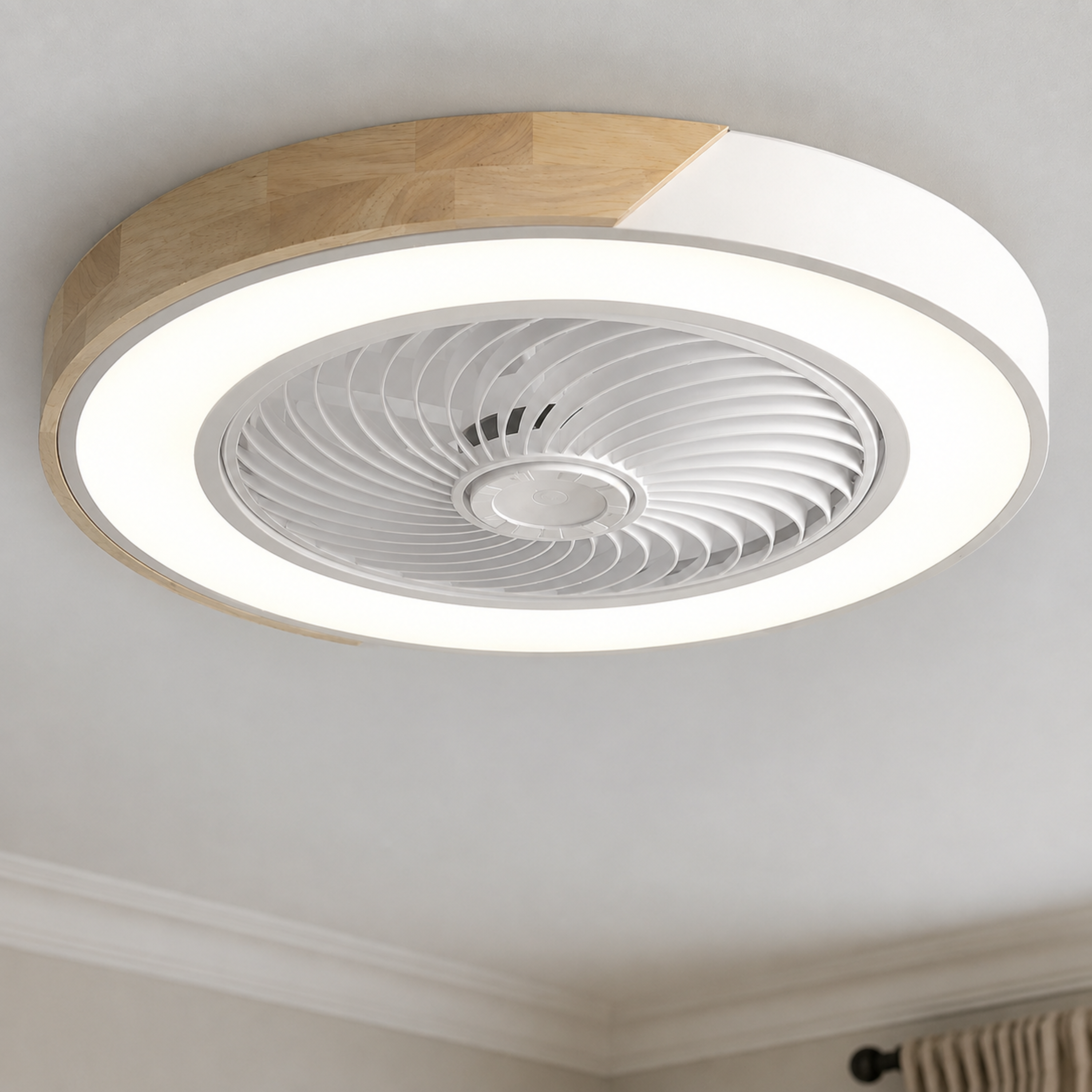 Quiet Ceiling Fan with LED Light