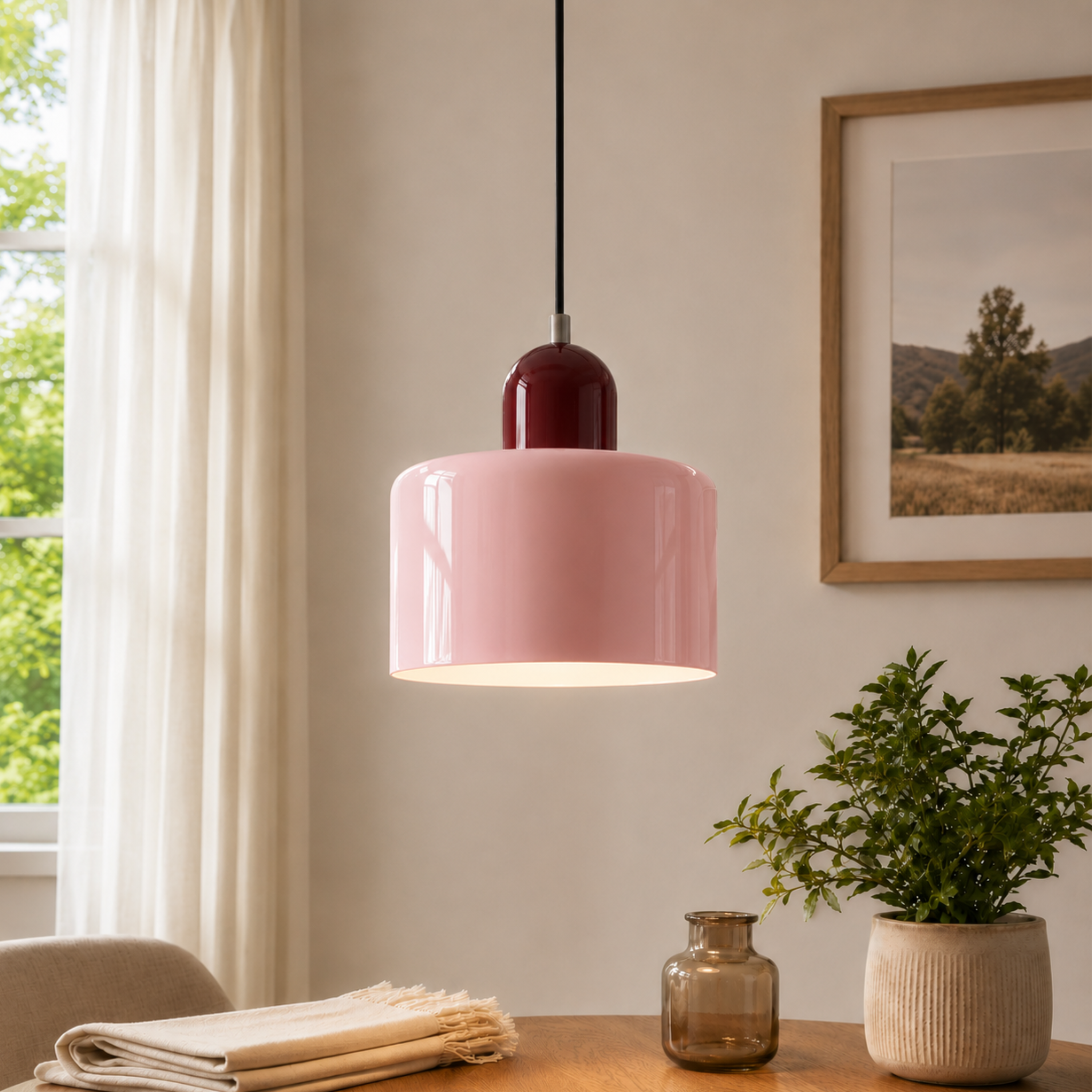 Halo Glass Pendant Light