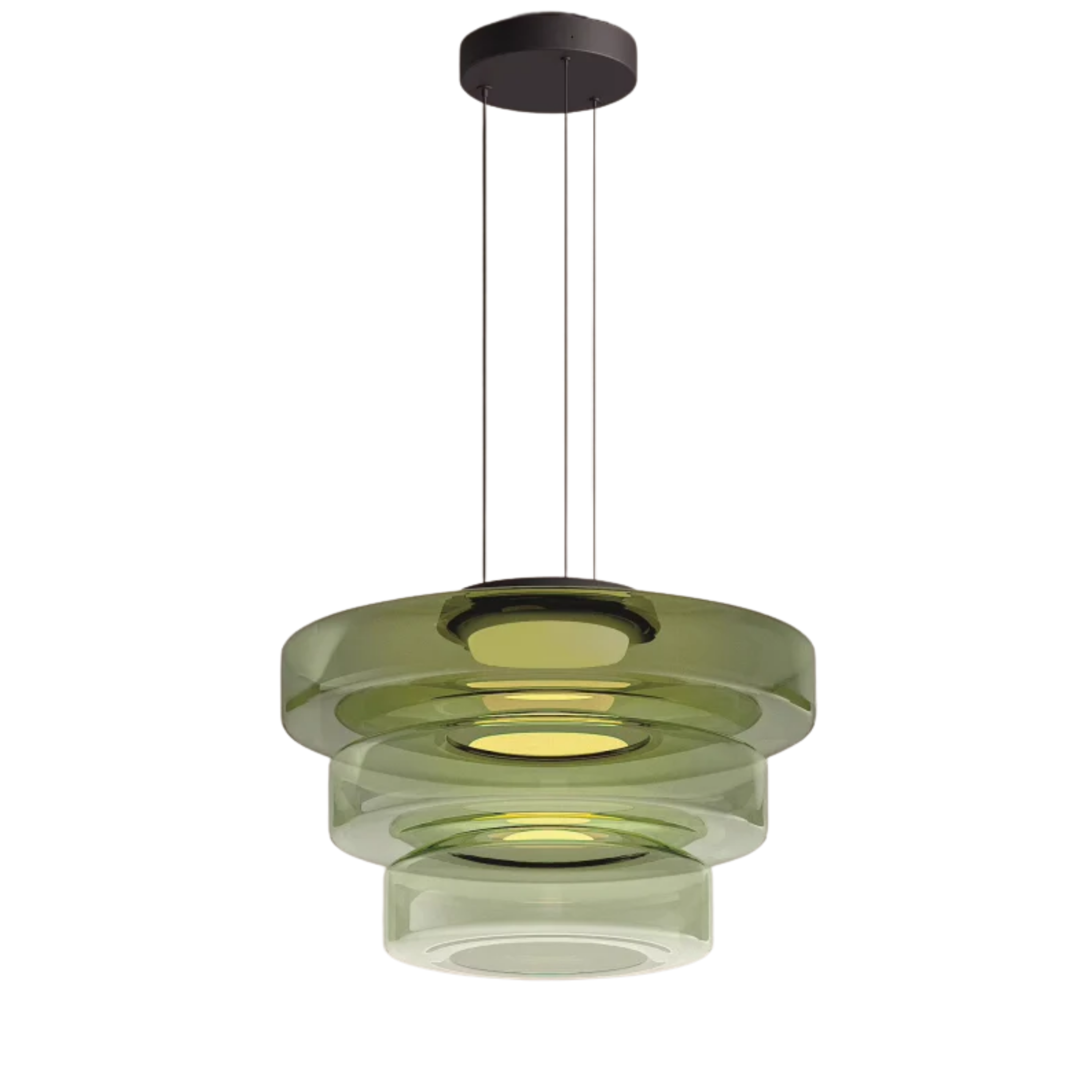 Szklana lampa wisząca Bauhaus