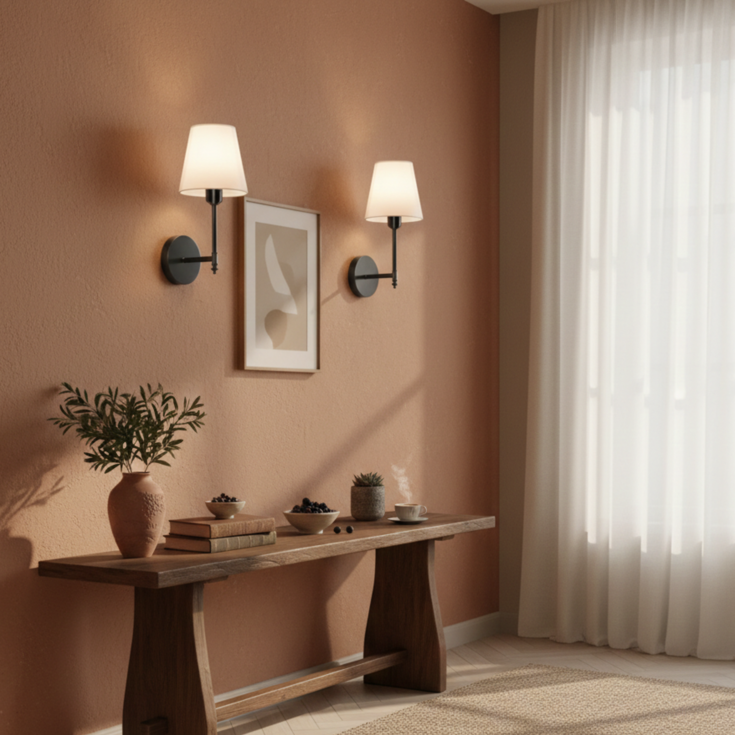 Bezprzewodowa ściemnialna lampa ścienna LED