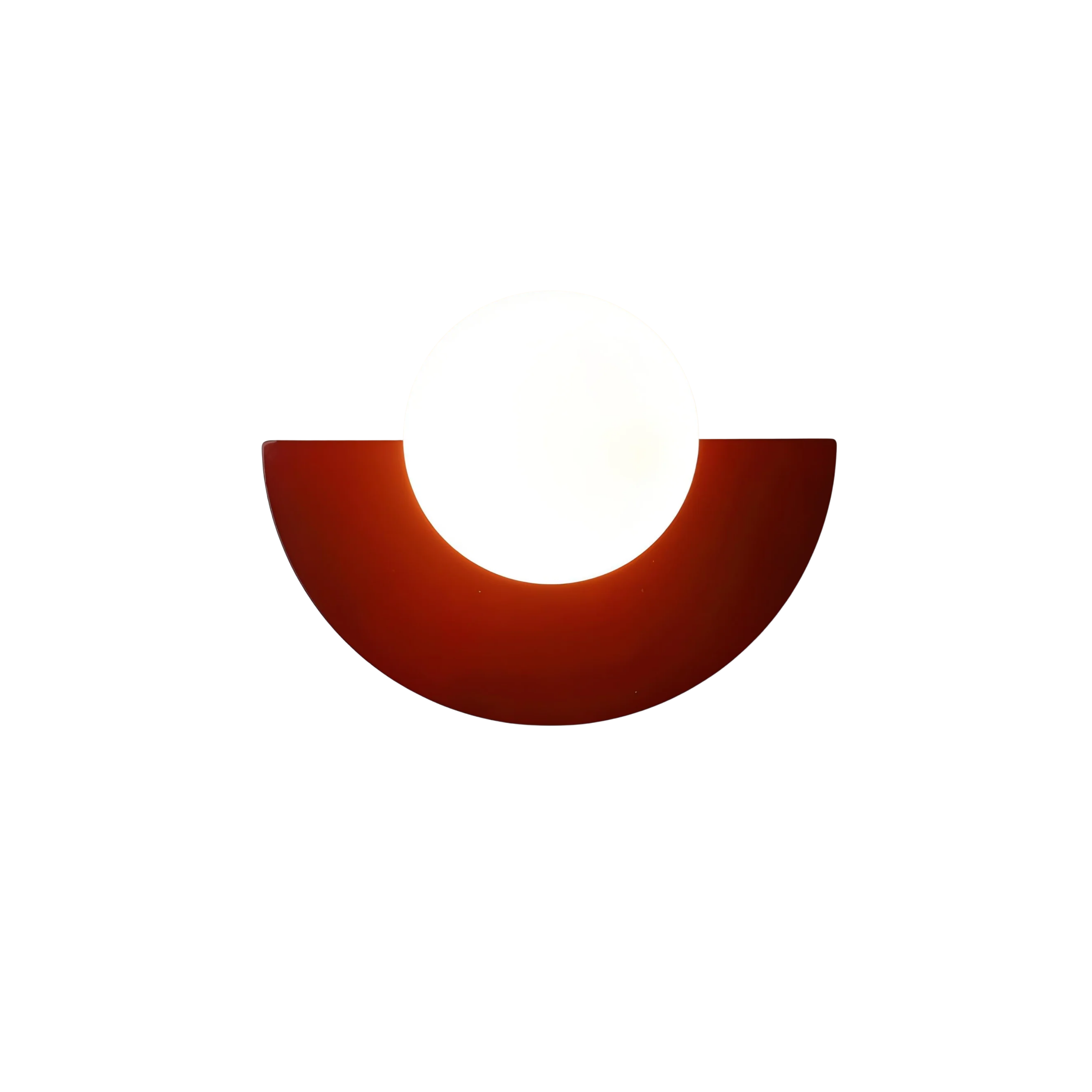 Nordycka półokrągła minimalistyczna lampa ścienna LED