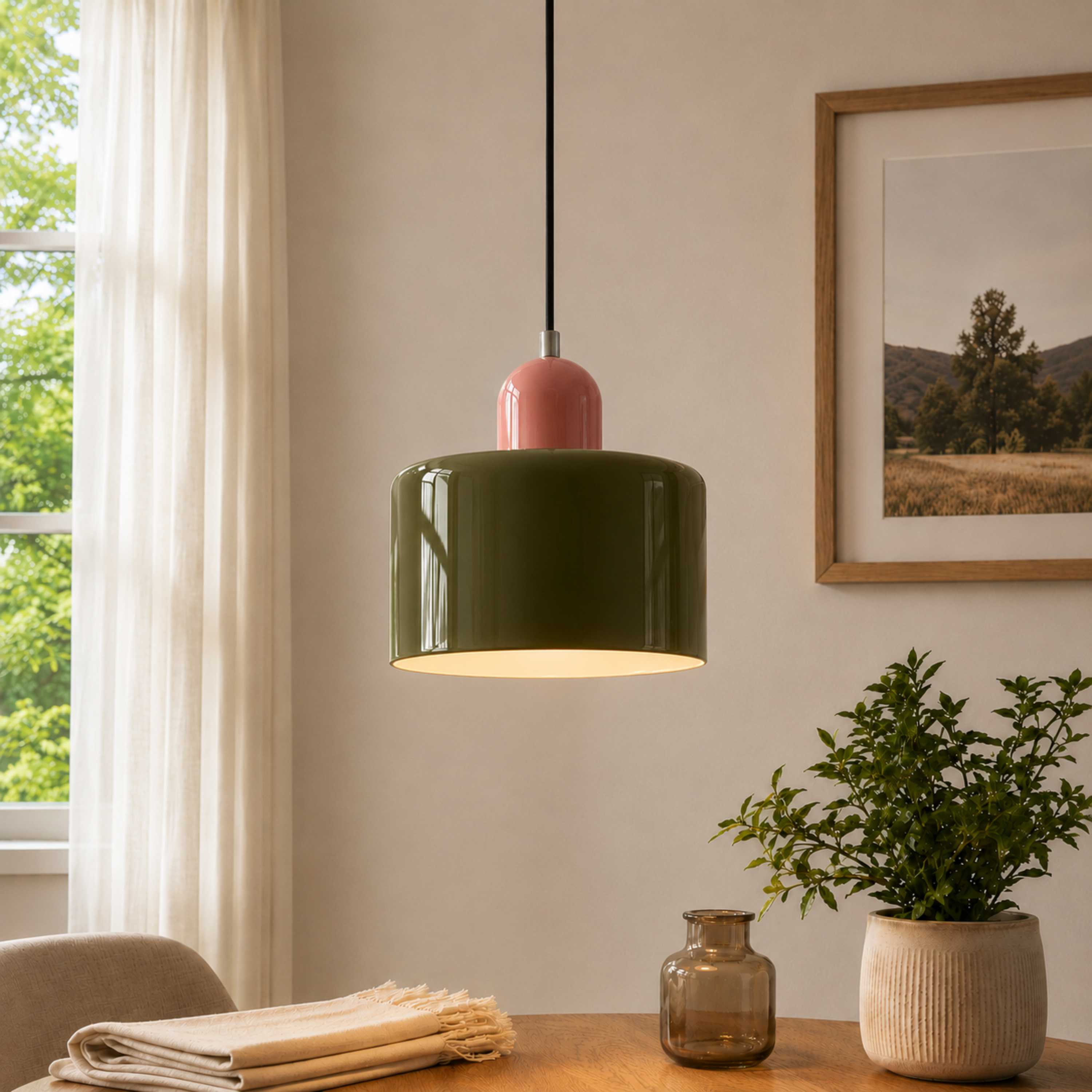 Halo Glass Pendant Light