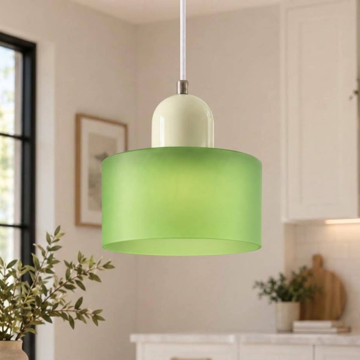 Halo Glass Pendant Light