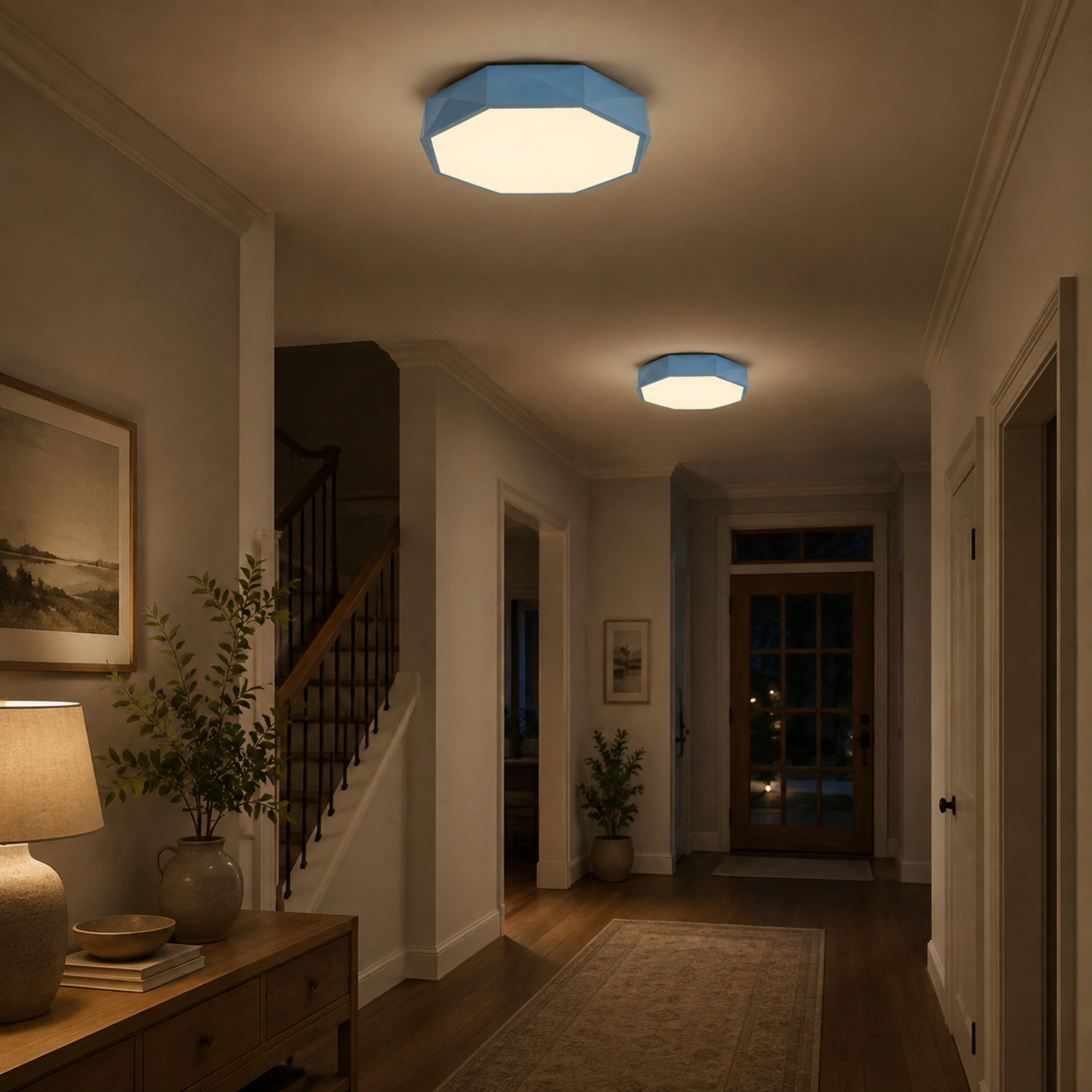 Modern Abstract Scandinavian LED Ceiling Light