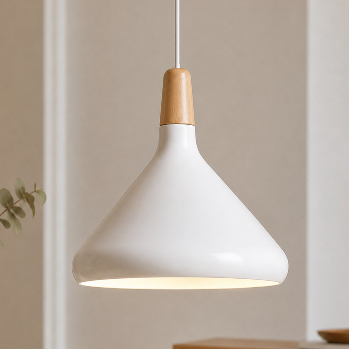 Nordic Wood Pendant Light
