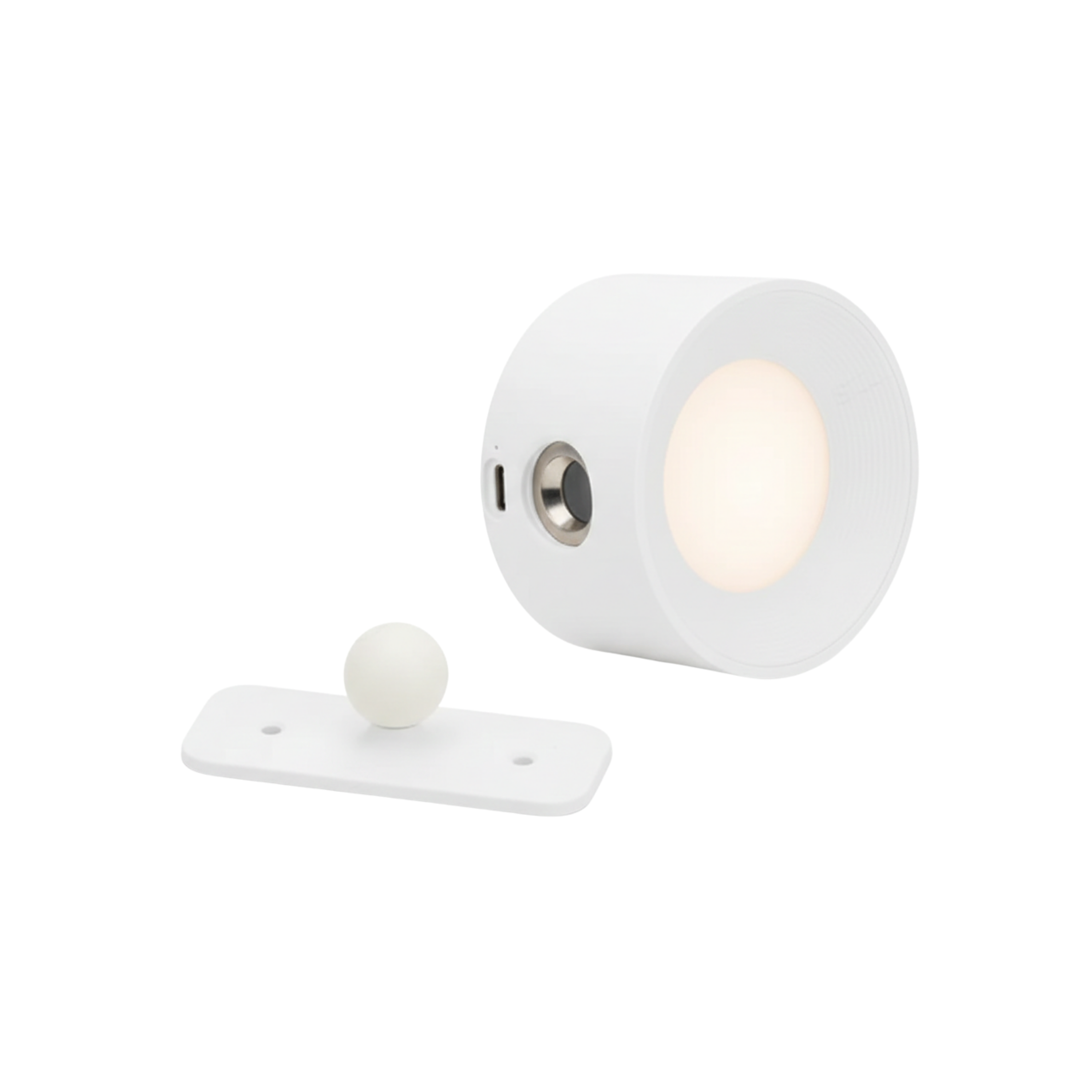 Bezprzewodowa samoprzylepna minimalistyczna lampa ścienna