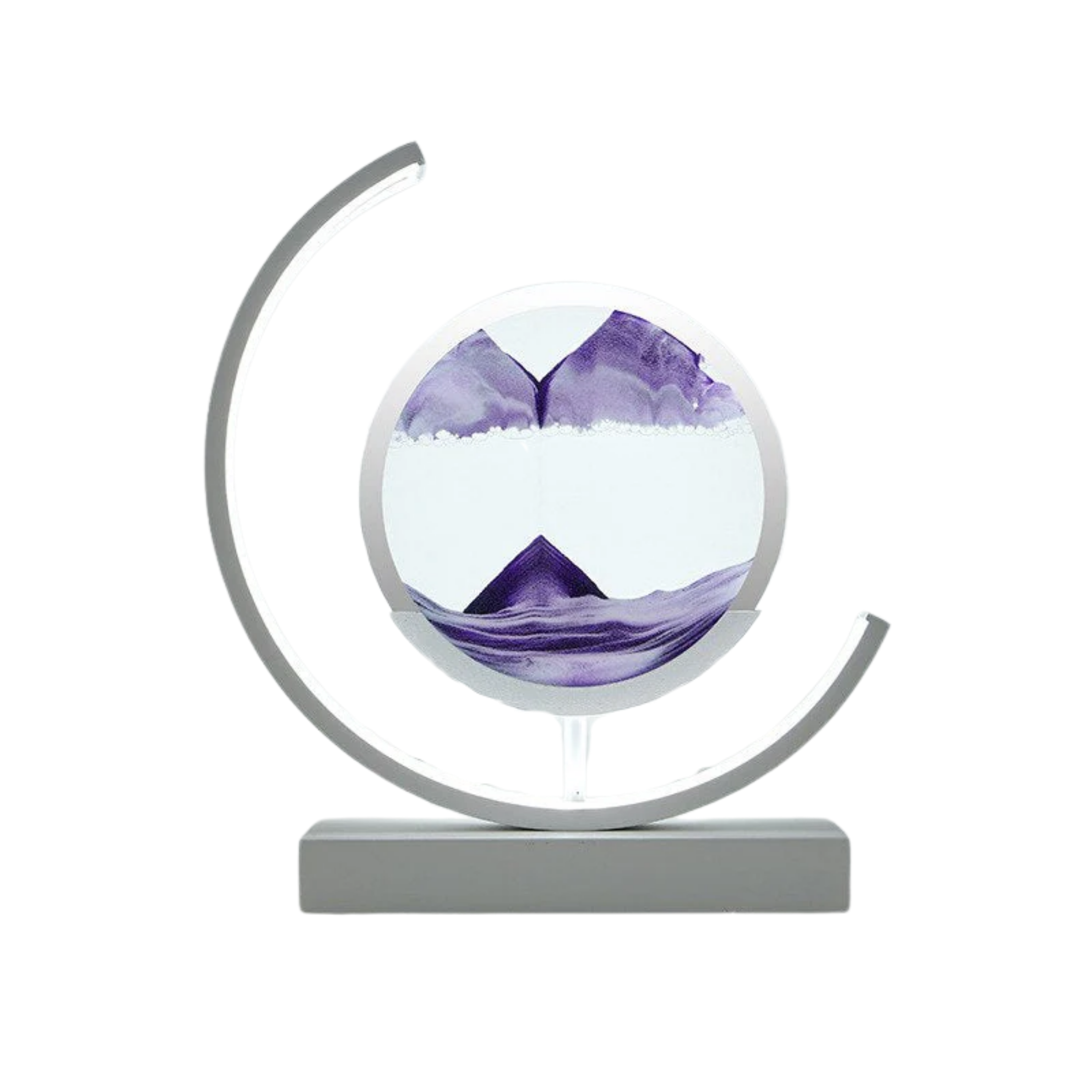 Nowoczesna lampa LED z ruchomym obrazem piaskowym