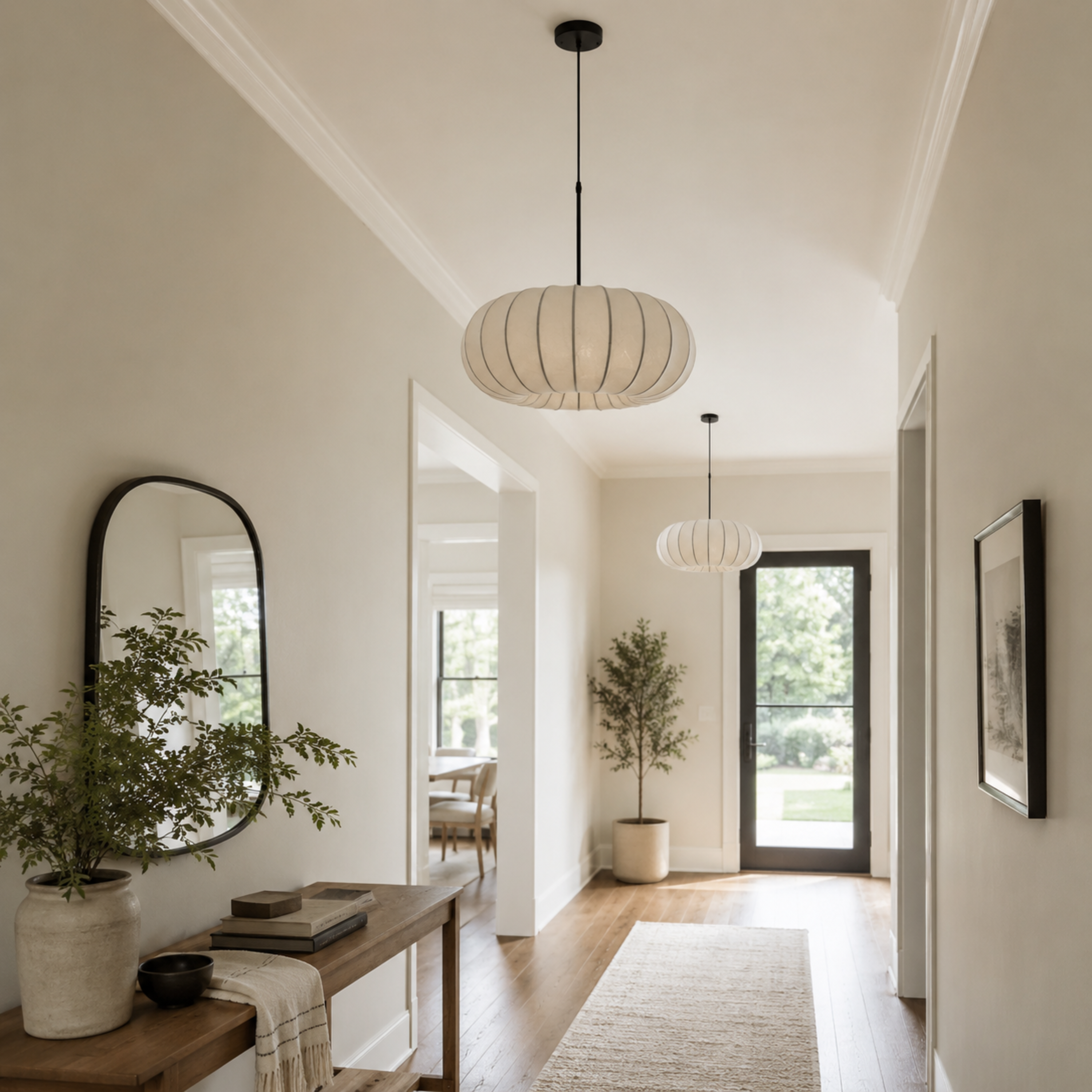 Verona Silk LED Pendant Light