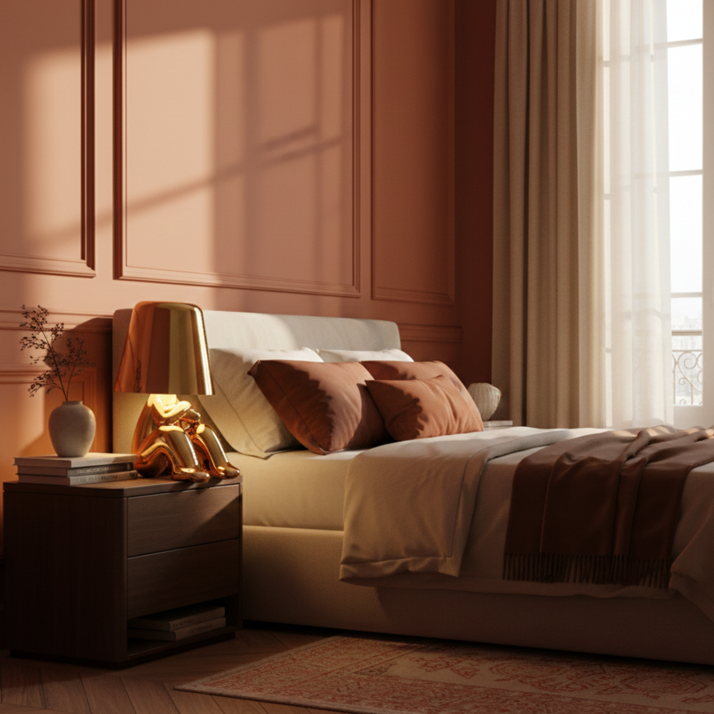 Dotykowa lampka biurkowa LED w formie postaci