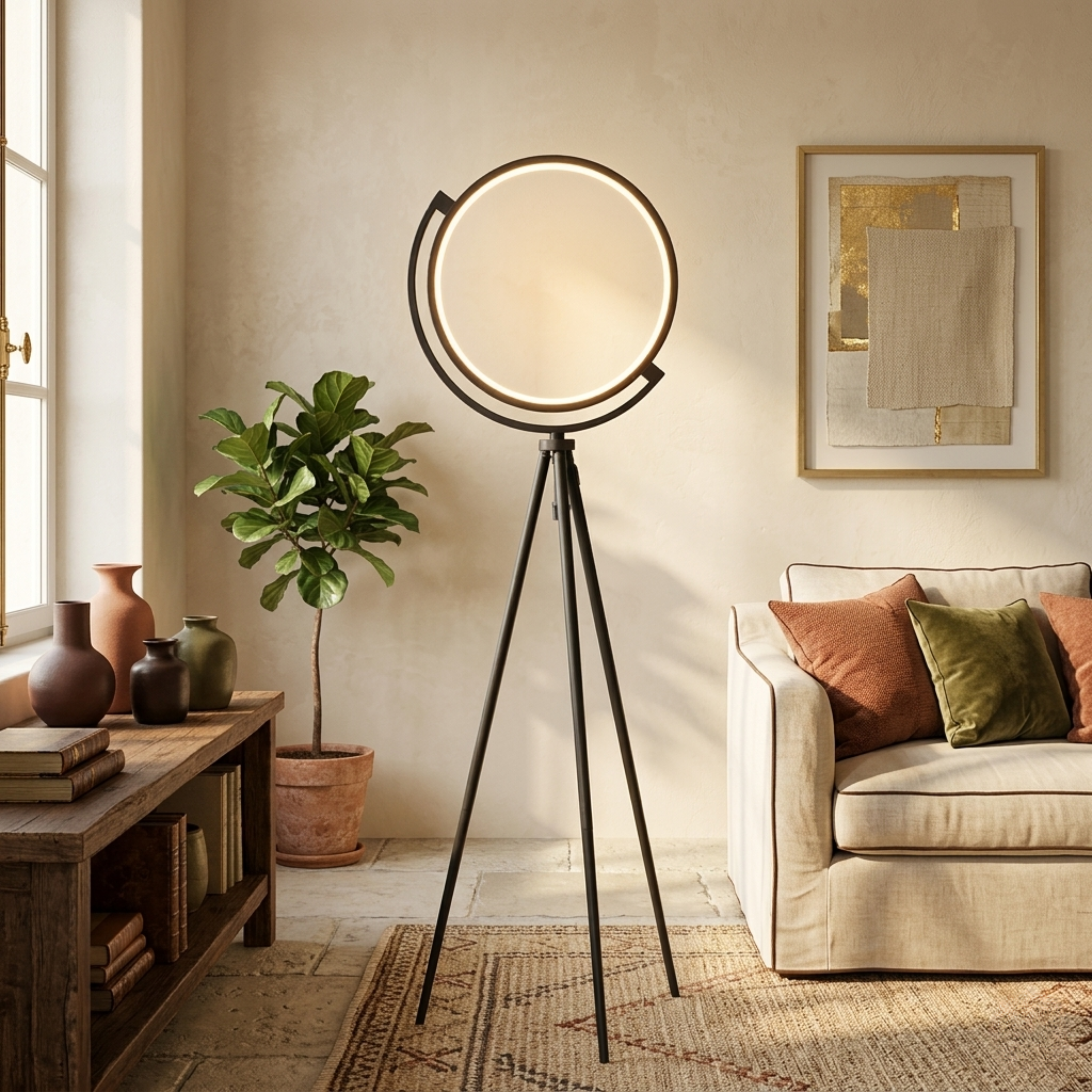 Aluminiowa lampa podłogowa LED