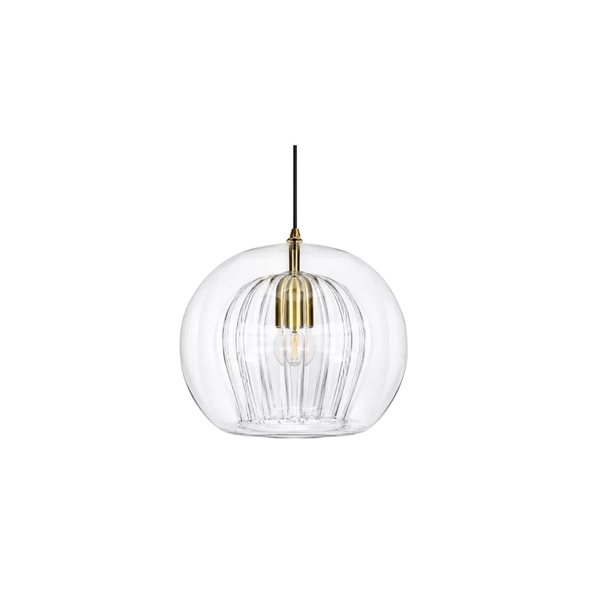 June Glass Globe Pendant Light