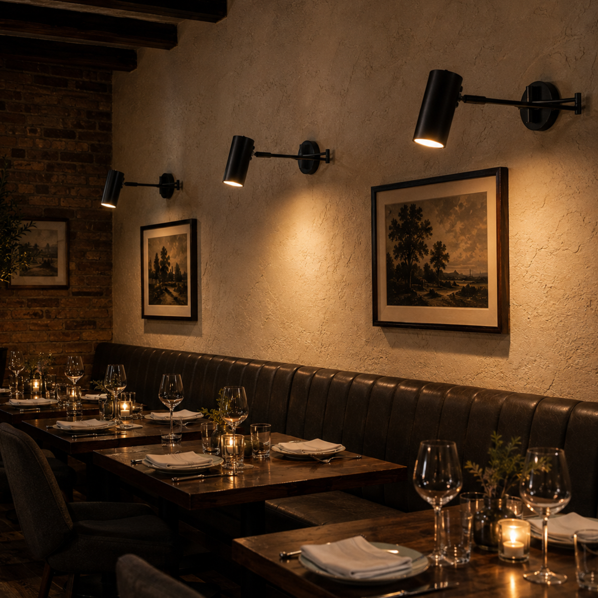 Adjustable Swing Arm Wall Light