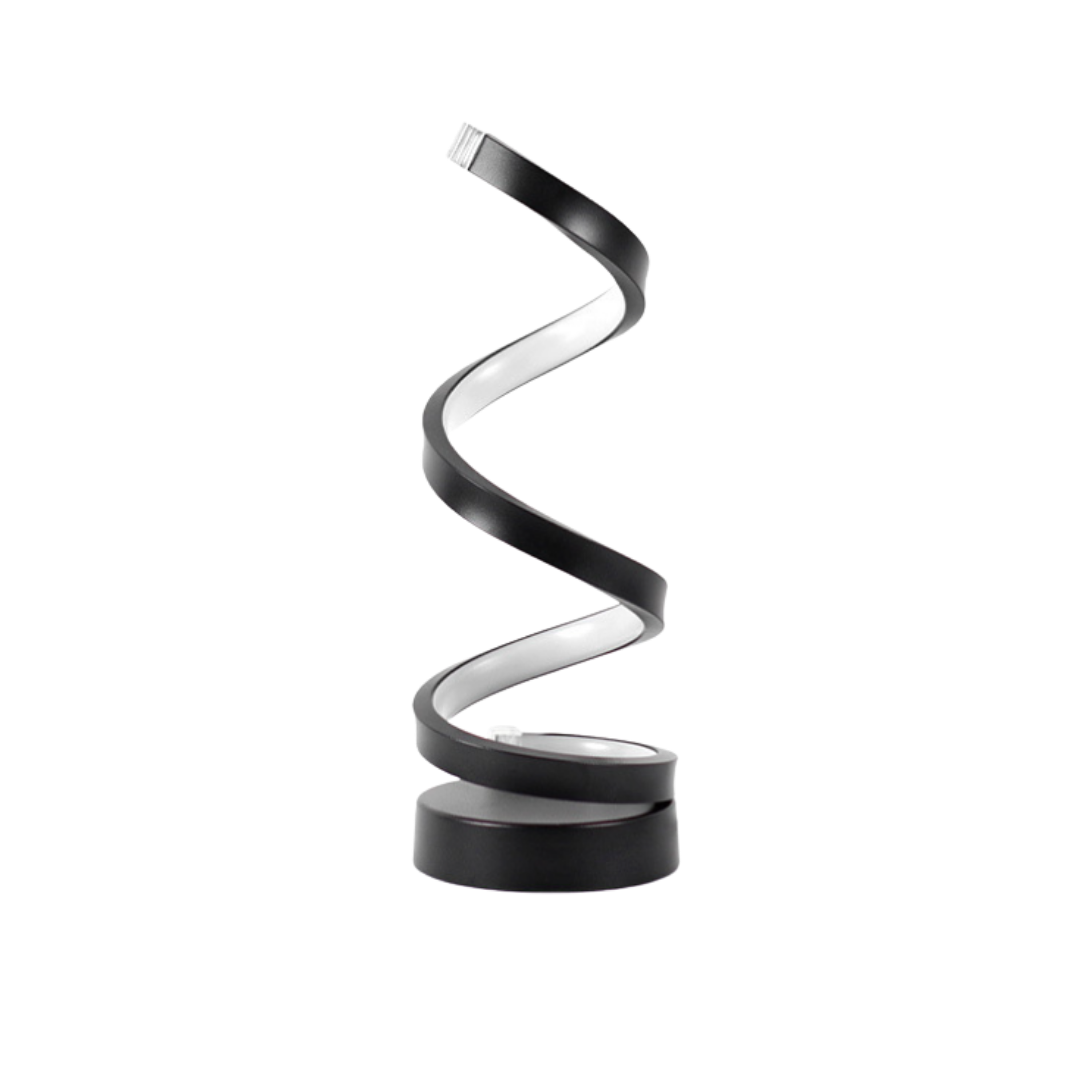 Spiralna lampa stołowa LED