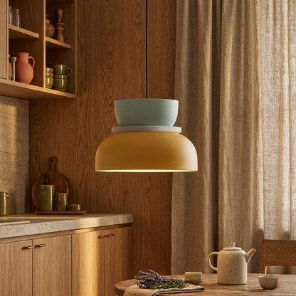 Kolorowa Miseczkowa Lampa Wisząca