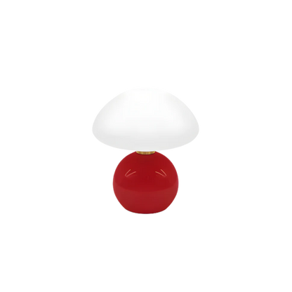 Nowoczesna ceramiczna lampa stołowa w kształcie grzyba