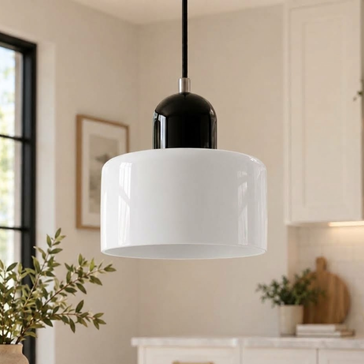 Halo Glass Pendant Light