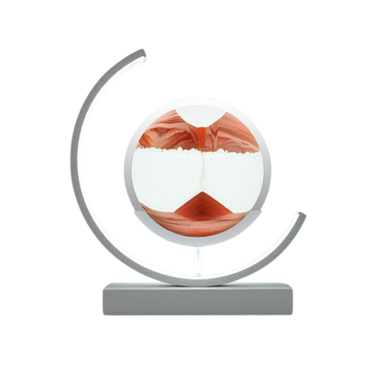 Nowoczesna lampa LED z ruchomym obrazem piaskowym