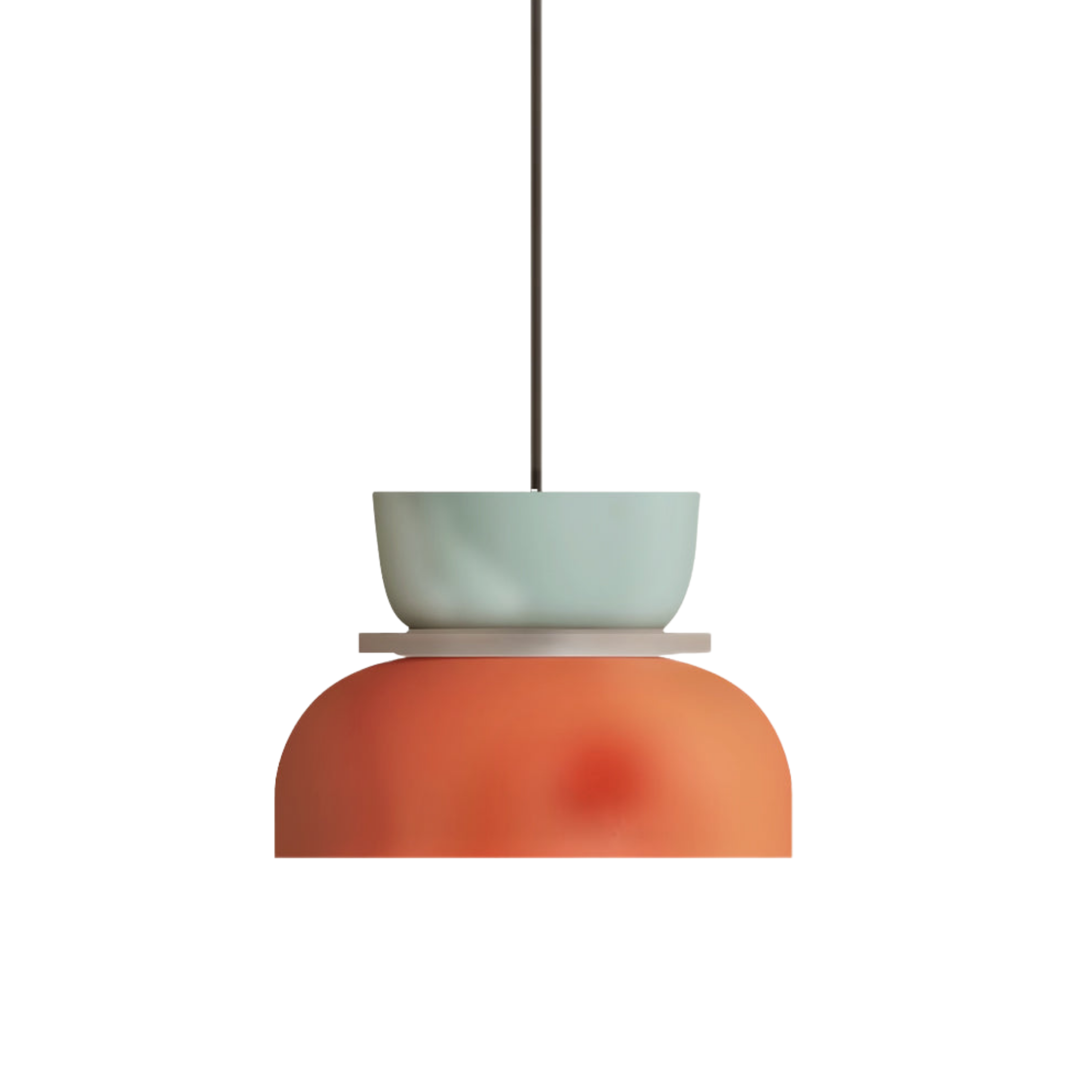 Kolorowa Miseczkowa Lampa Wisząca