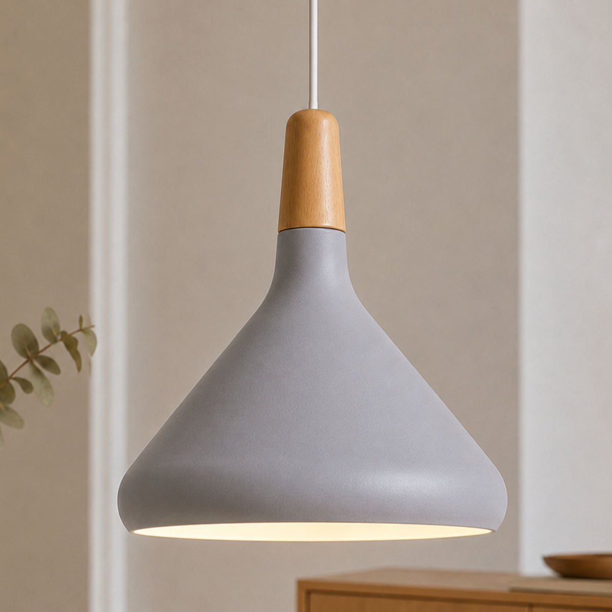 Nordic Wood Pendant Light