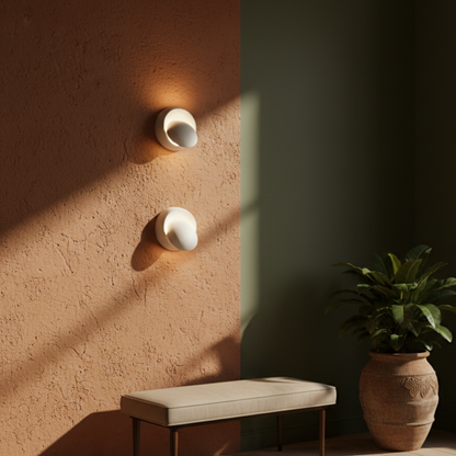 Nowoczesna obrotowa lampa ścienna LED